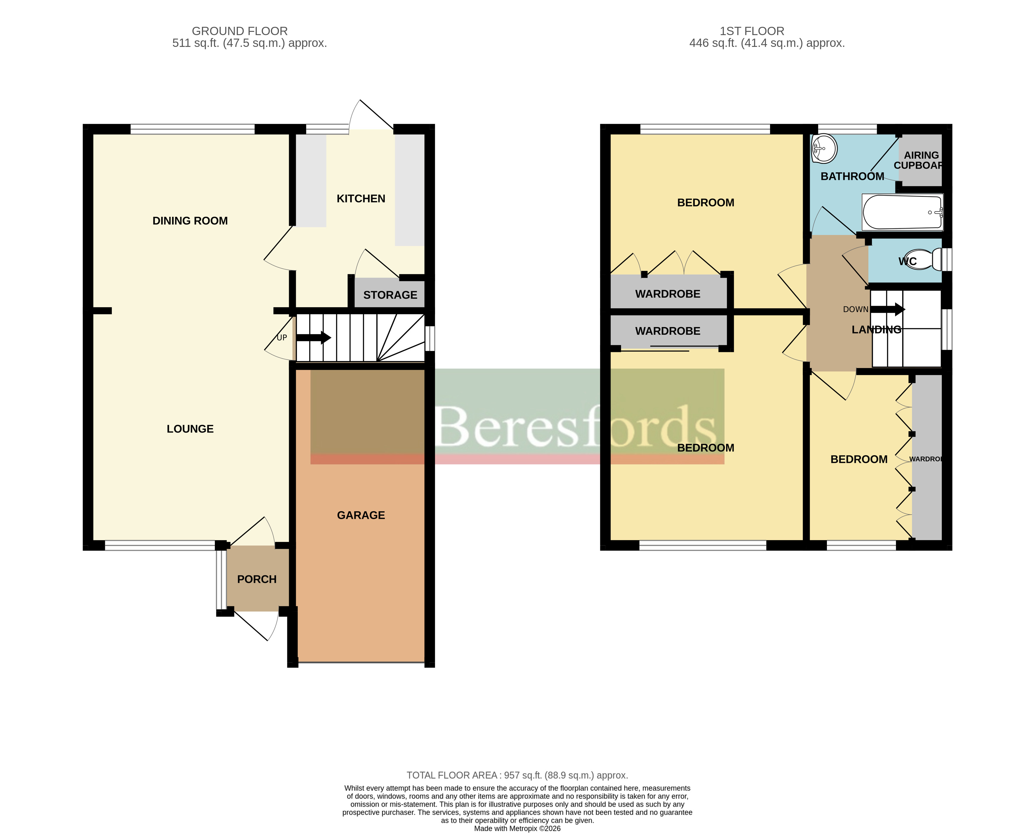 23, Falkirk Close, Hornchurch floorplan