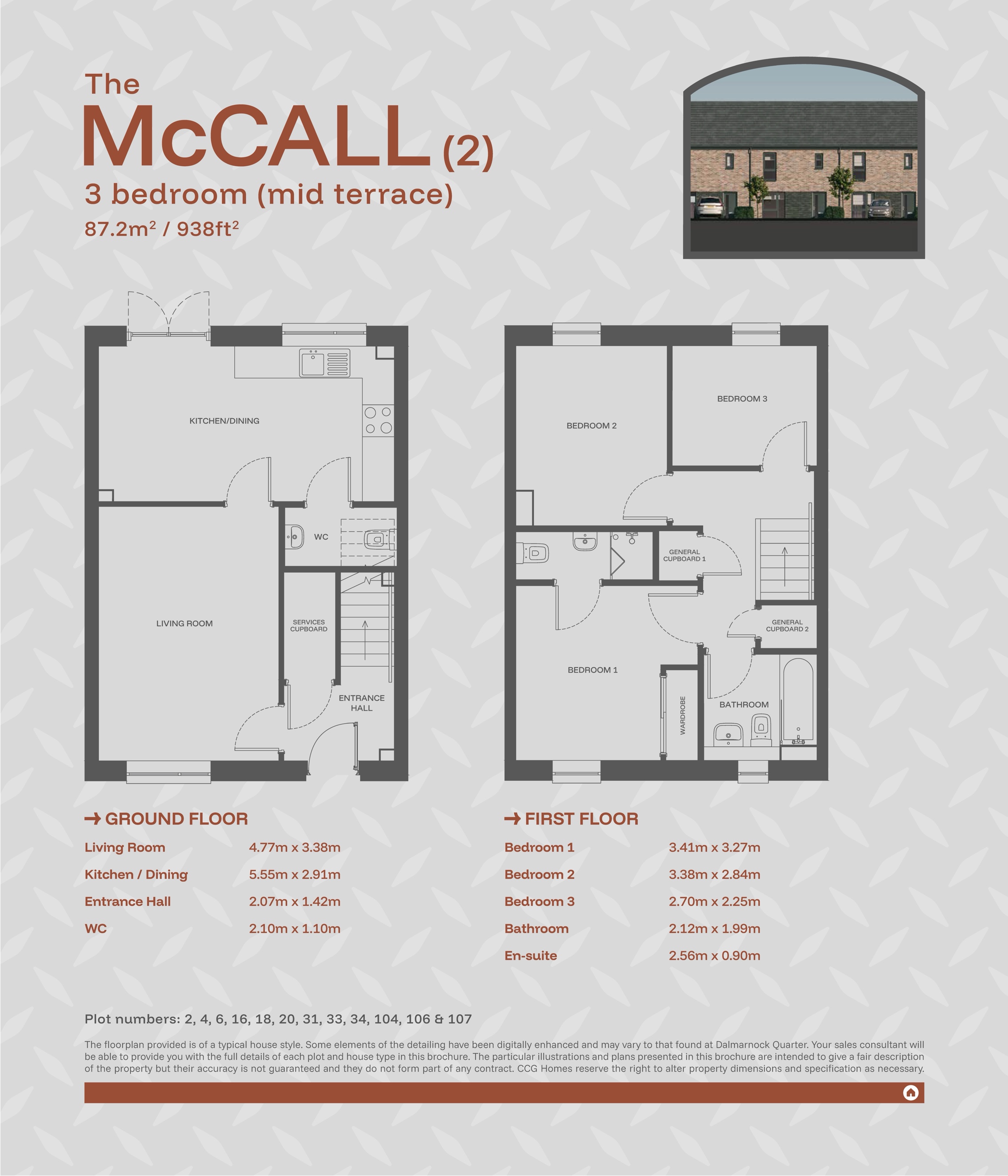 Plot 2 McCall 2 DALMARNOCK QUARTER,, DALMARNOCK QUARTER, Dalmarnock floorplan