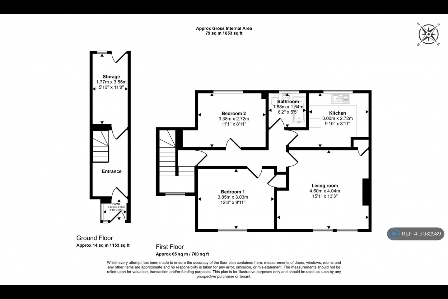 Coronation Road, Portland floorplan
