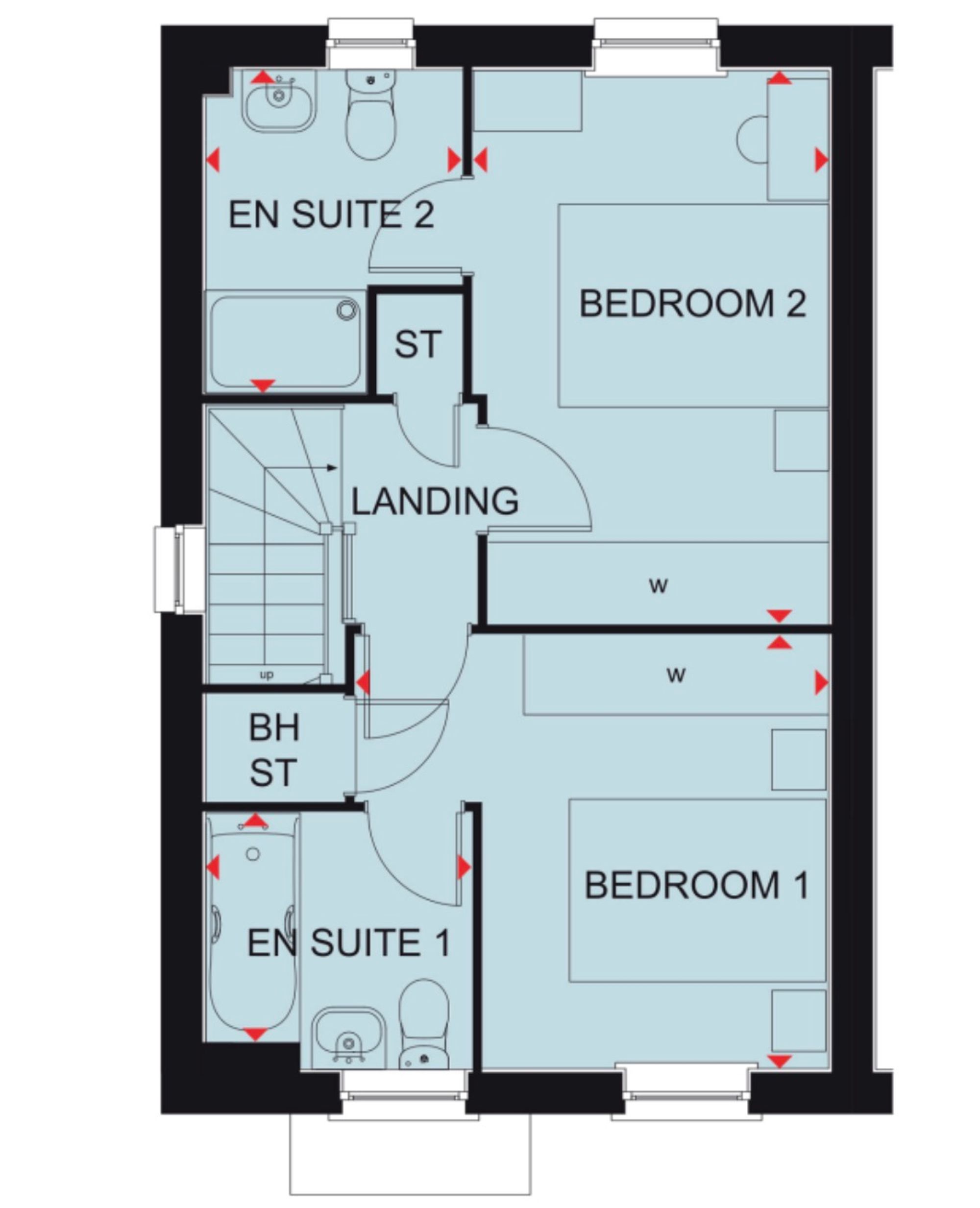 Plot 96 The Ashdown, Otters Reach, Telford floorplan