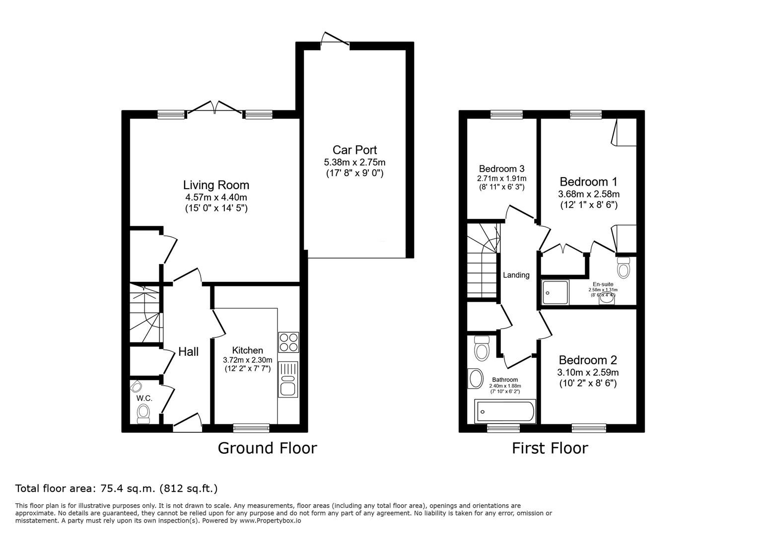 10, Quicksilver Street, Worthing floorplan