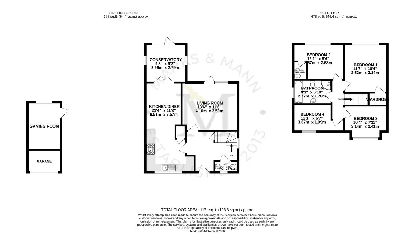 79, Kipling Way, Stowmarket floorplan