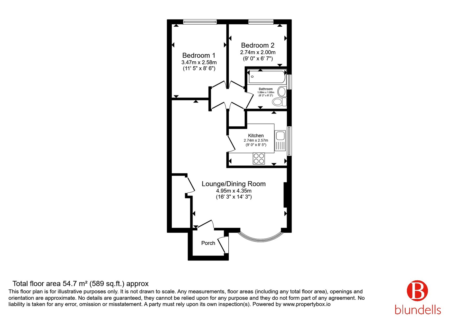 18, Haldynby Gardens, Doncaster floorplan