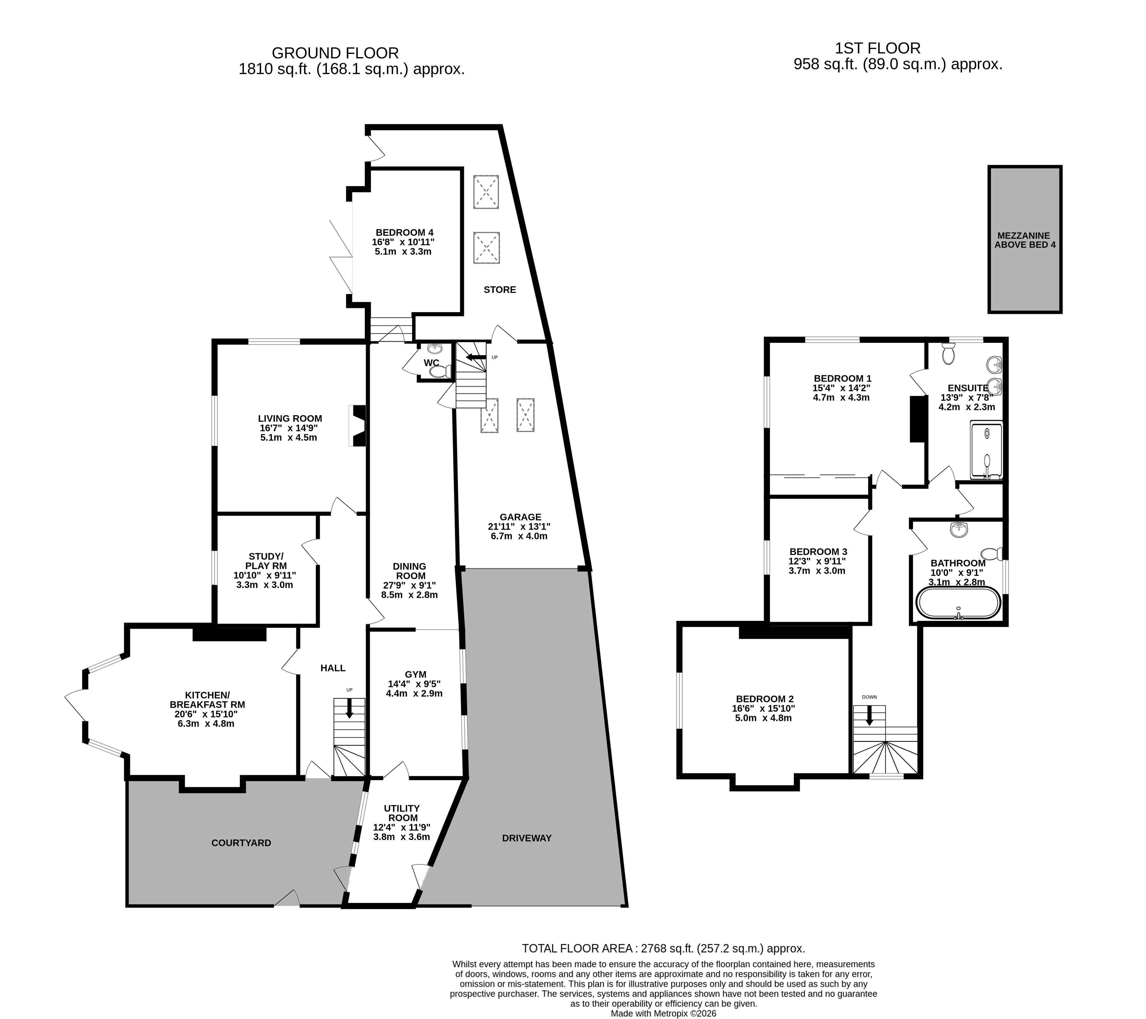 50, Priory Street, Colchester floorplan