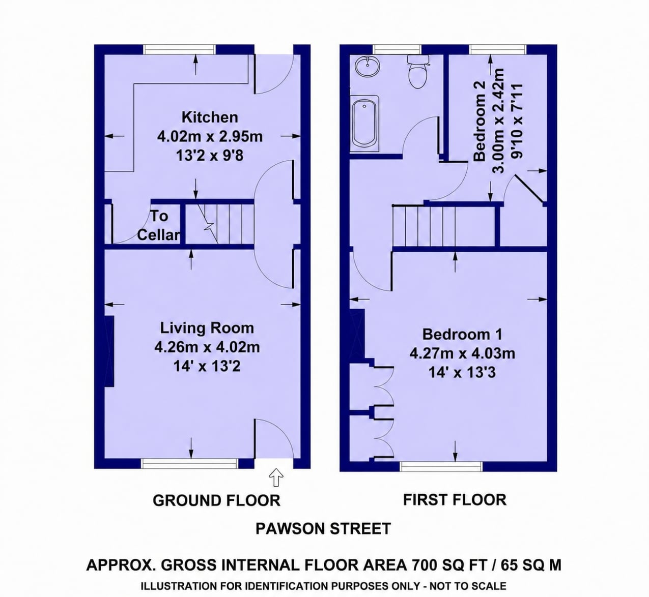 65, Pawson Street, Wakefield floorplan