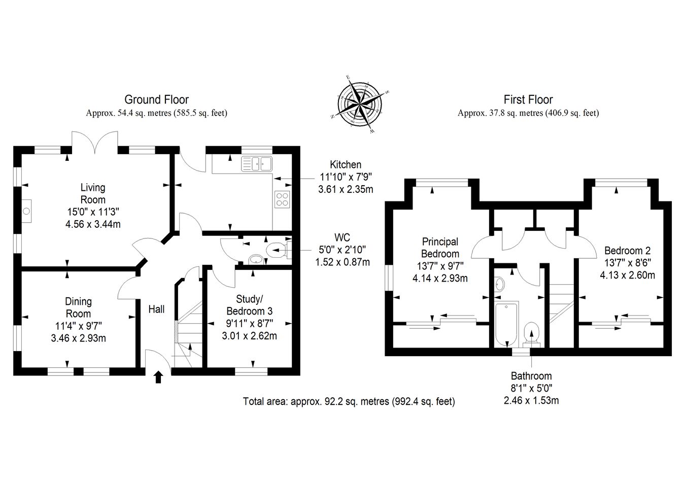 1, Felkington Avenue, Anstruther floorplan