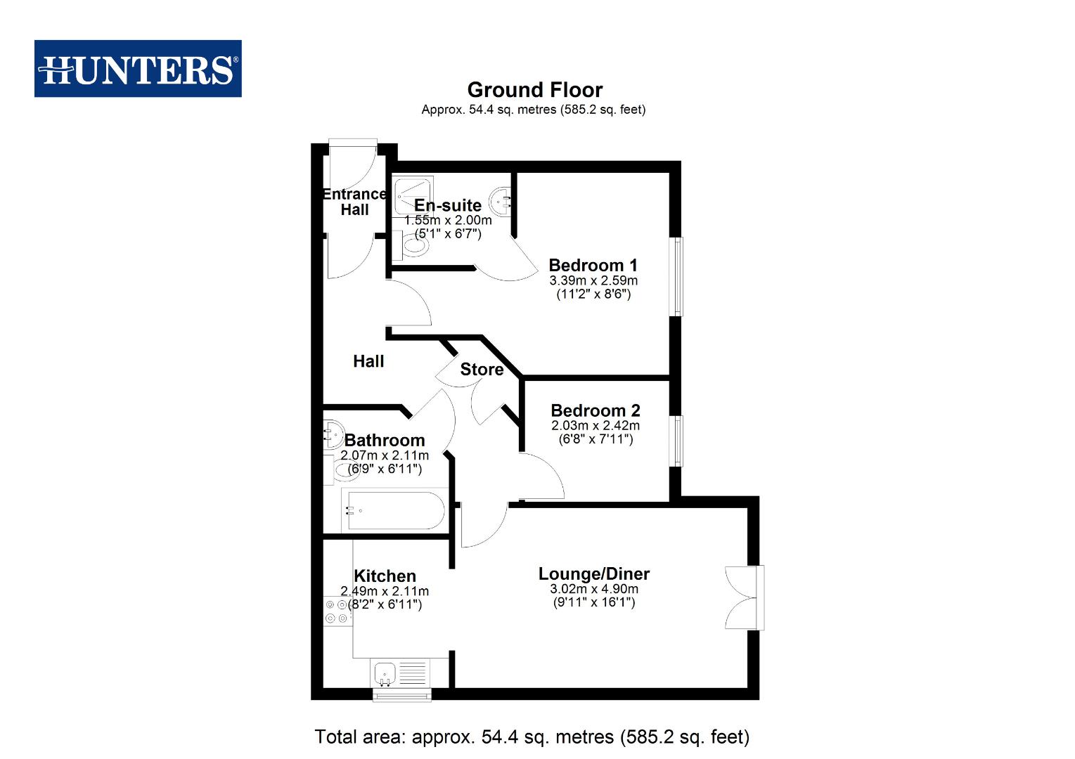 71, Primrose Place, Doncaster floorplan