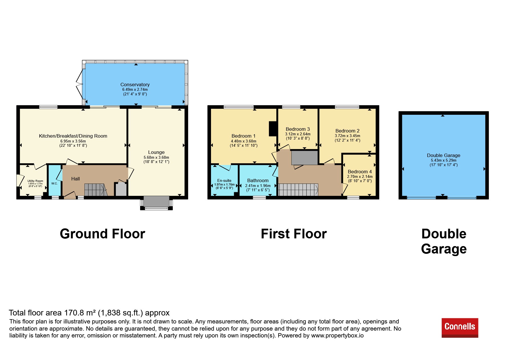 3, Priors Gate, Peterborough floorplan