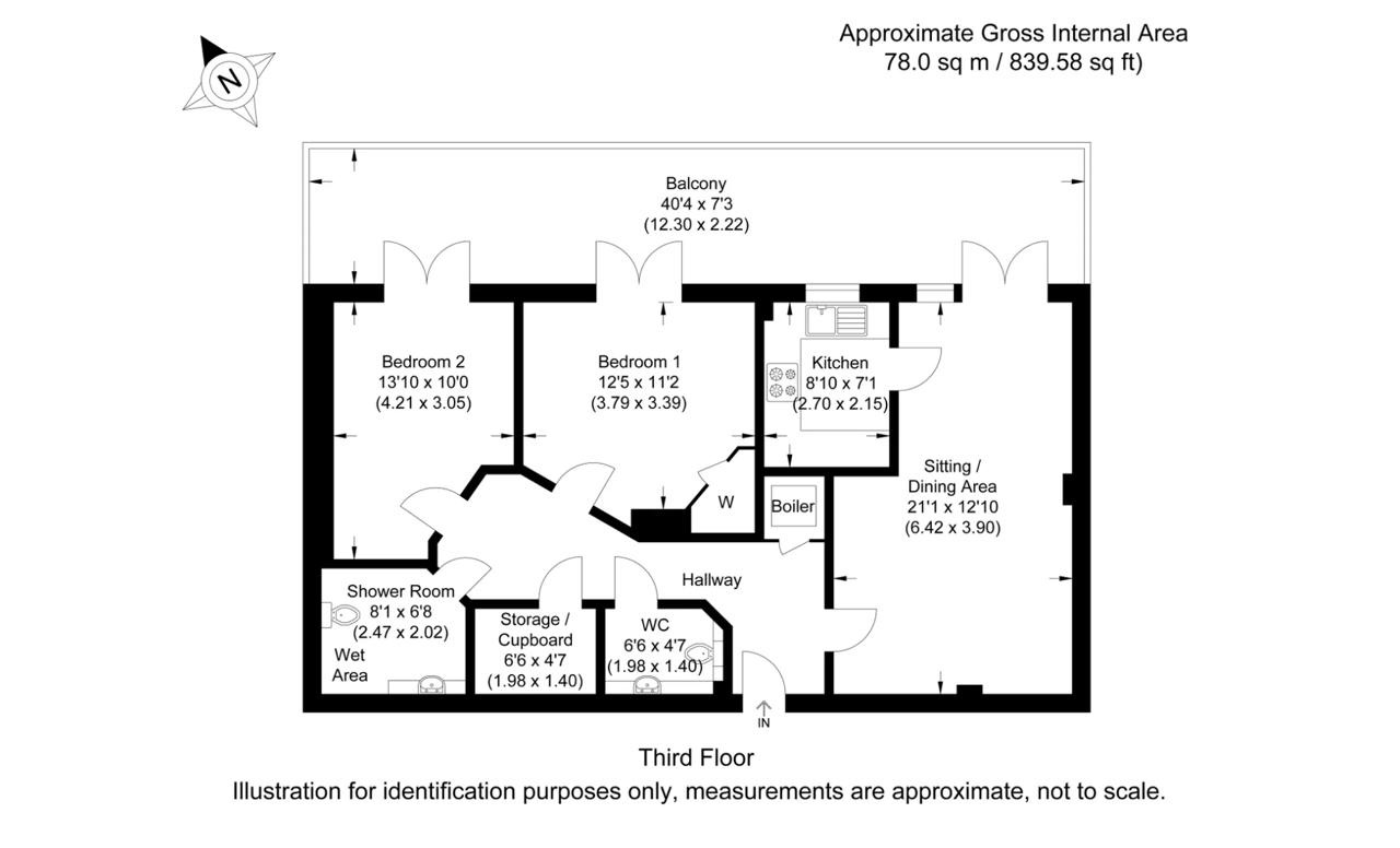 Bowes Lyon Place, Dorchester floorplan