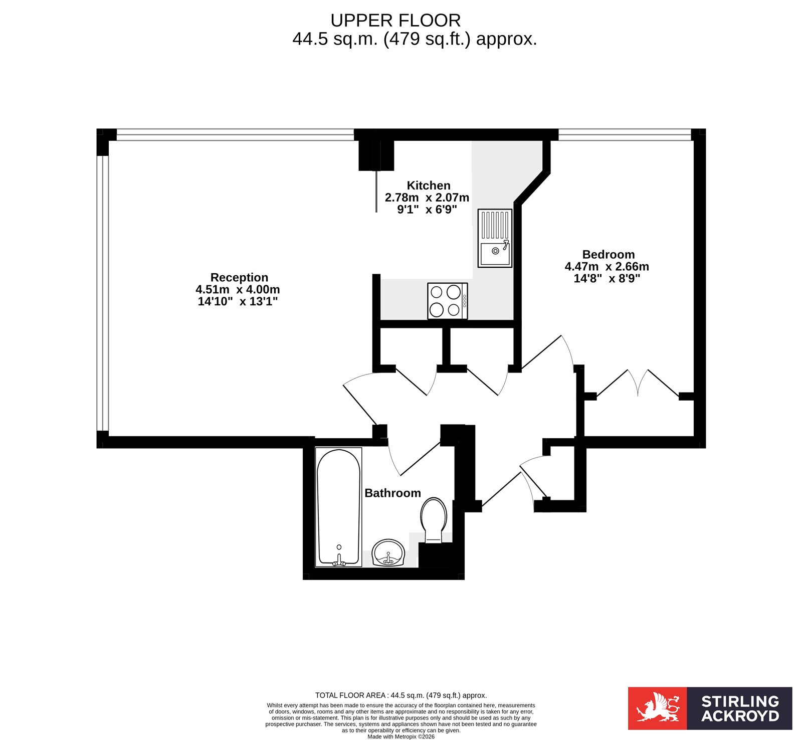 Apartment 284, Metro Central Height, 119, Newington Causeway, London floorplan