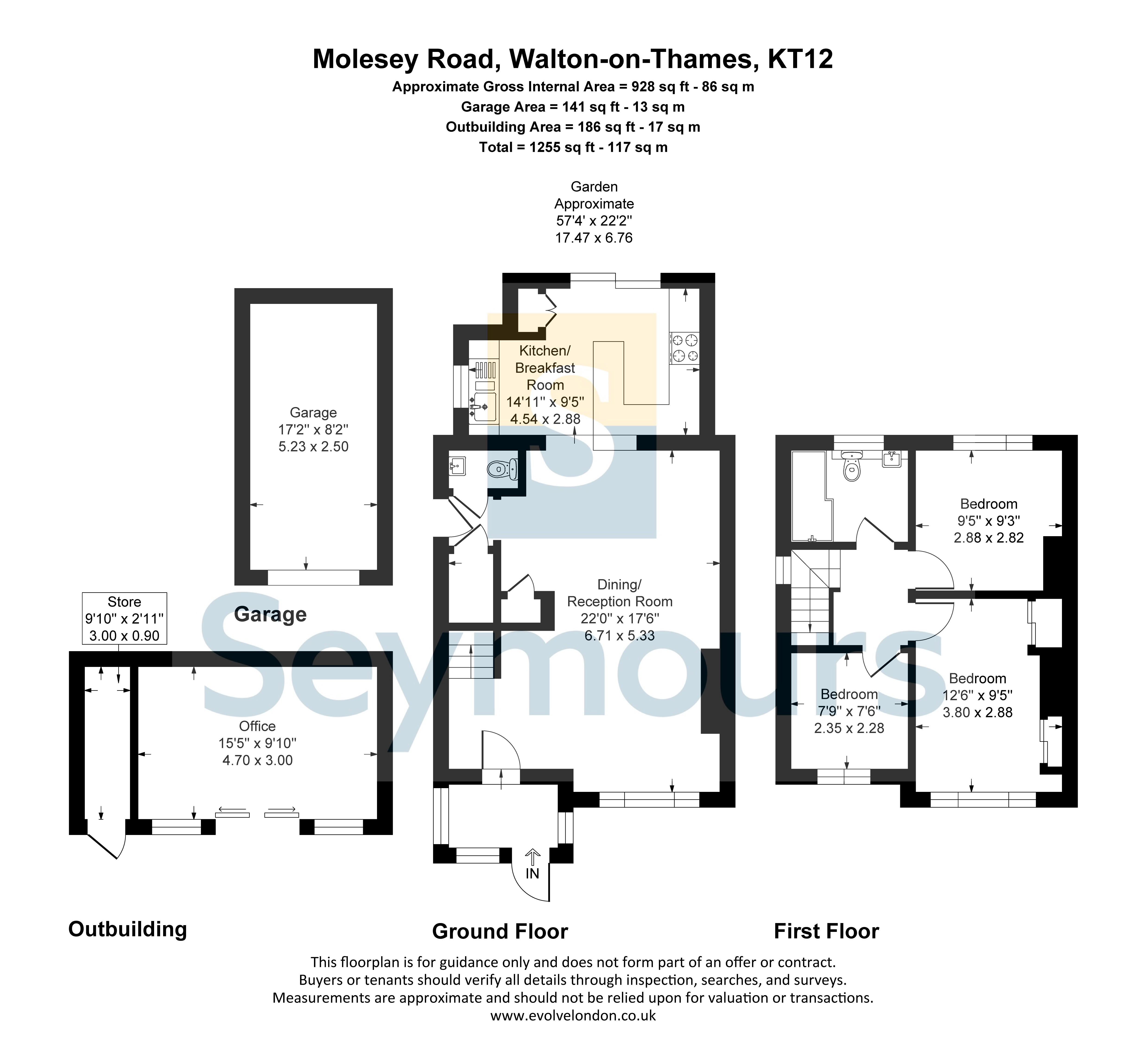 Molesey Road, Surrey floorplan