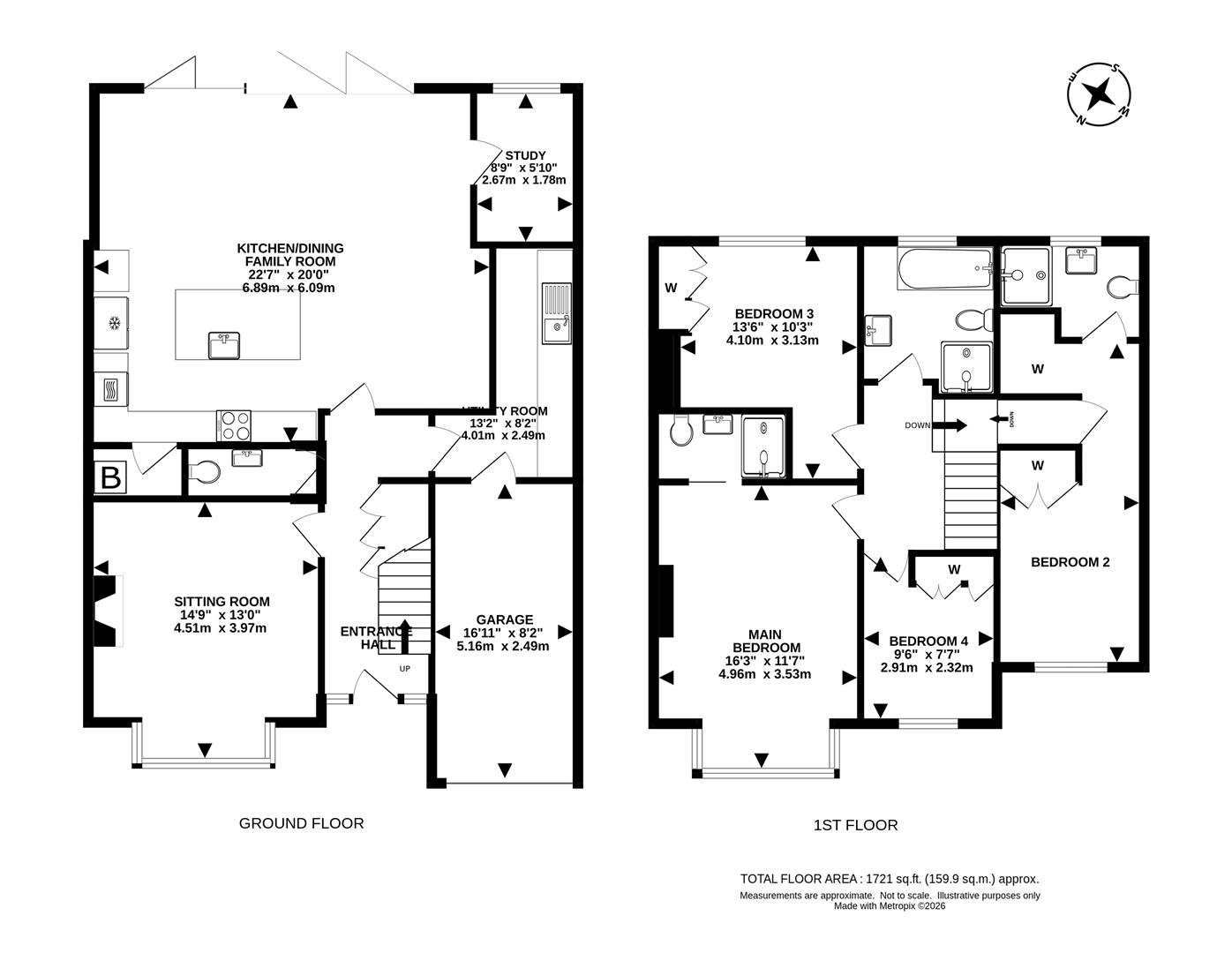 22, Crichton Avenue, Wallington floorplan