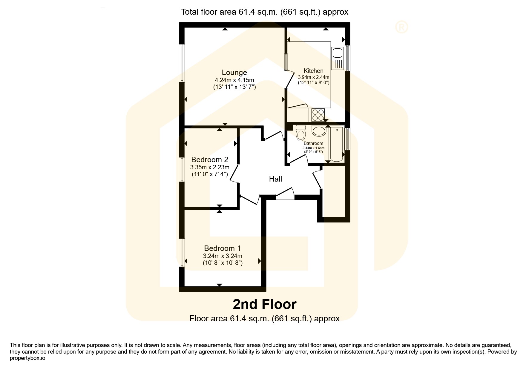 26 Bodmin Court, 26 Bodmin Court, Mansfield floorplan
