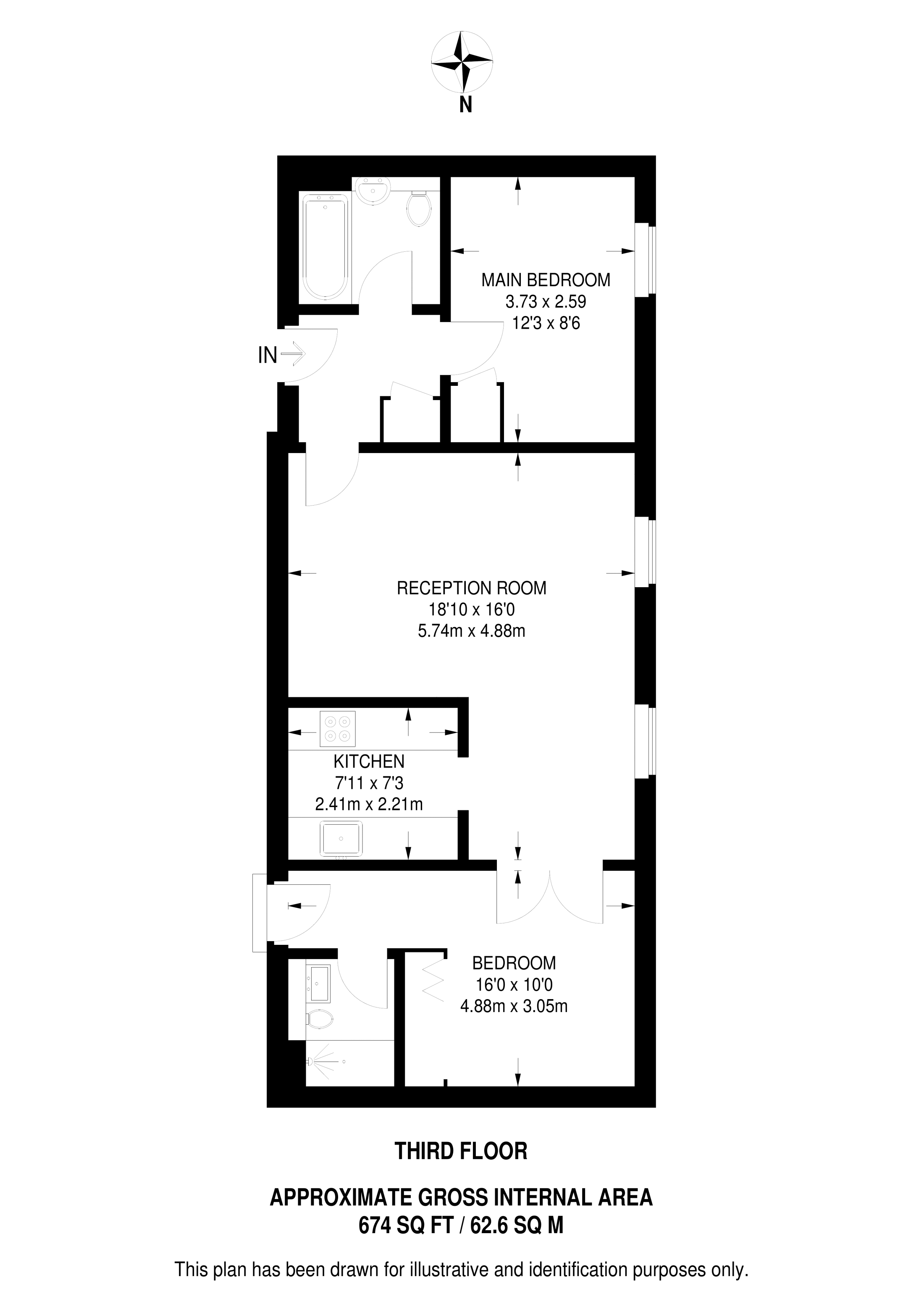 Dryden Building, Commercial Road, Aldgate floorplan