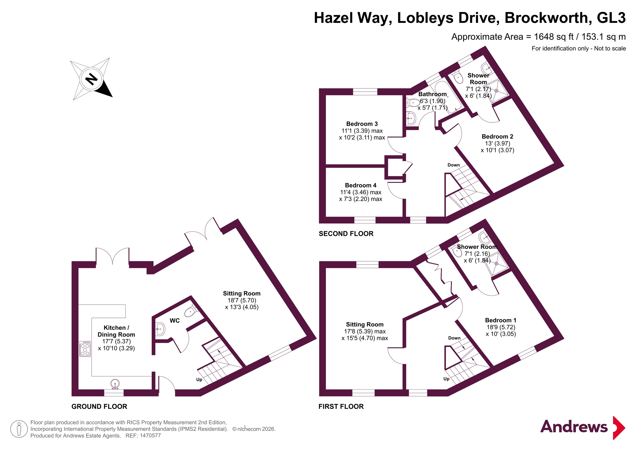 10, Hazel Way, Brockworth floorplan