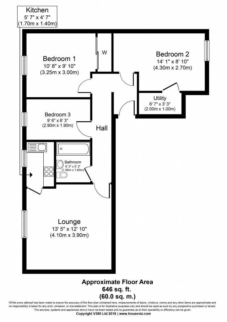 3 Bedrooms Flat for sale in Lothian Street, Hawick, Roxburghshire TD9