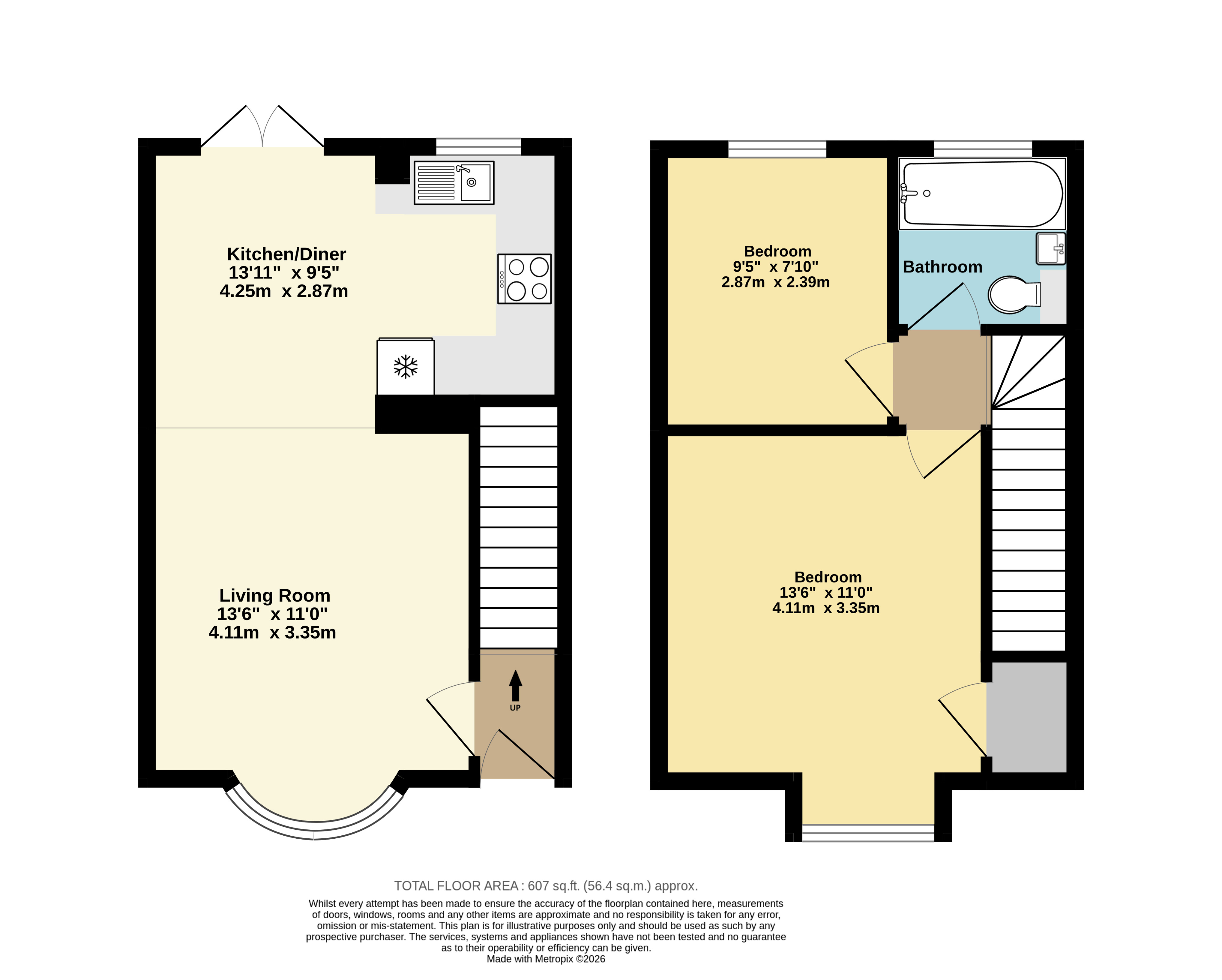 56, Greenhill Gardens, Kent floorplan