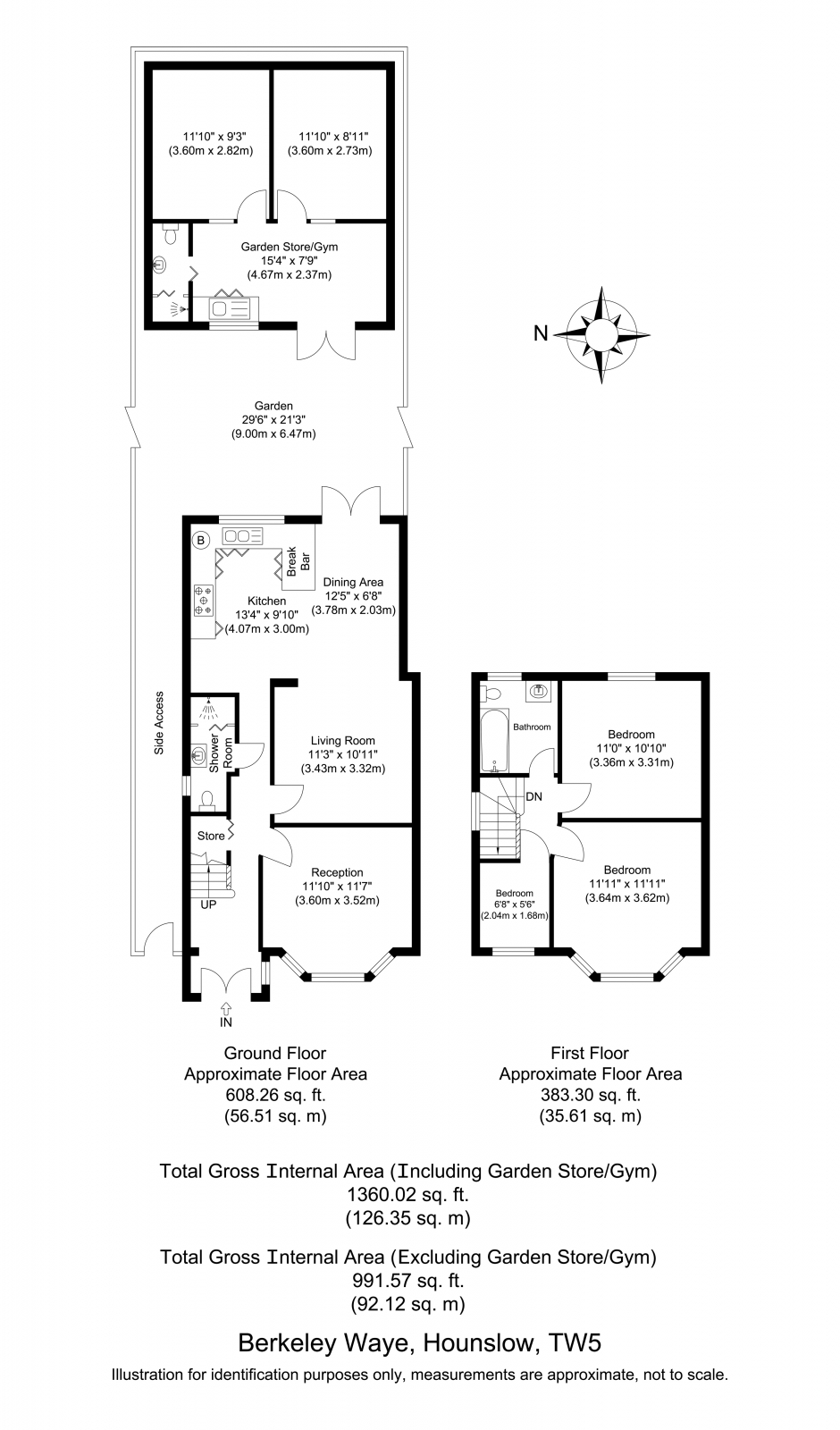 Berkeley Waye, Hounslow floorplan