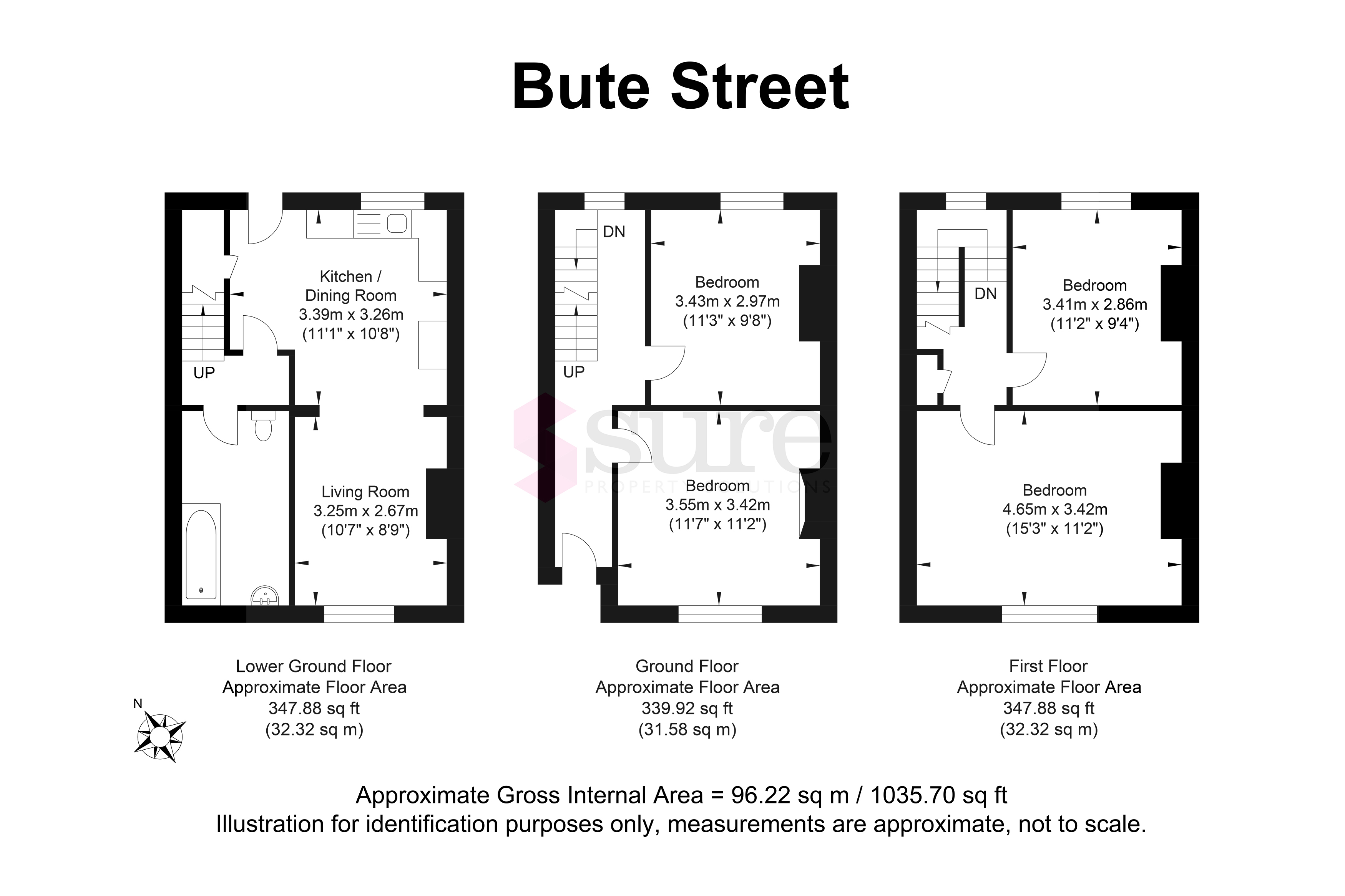 45, Bute Street, Brighton floorplan