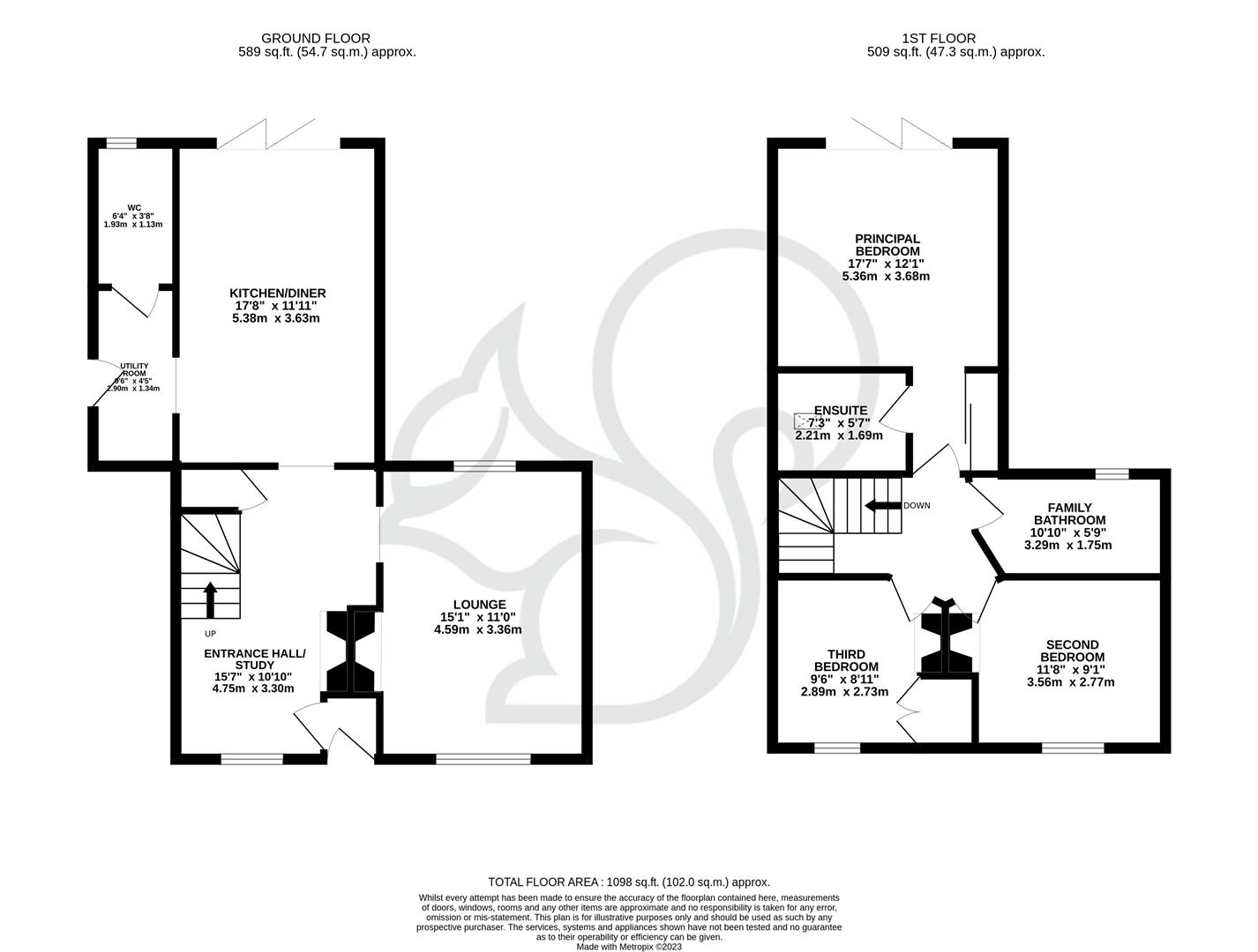 54 Badger Cottage, The Street, Sudbury floorplan