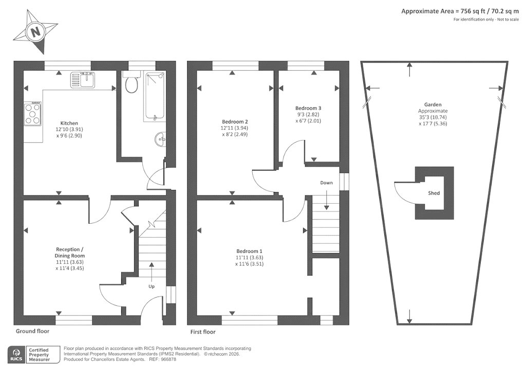 3, Spearing Road, High Wycombe floorplan