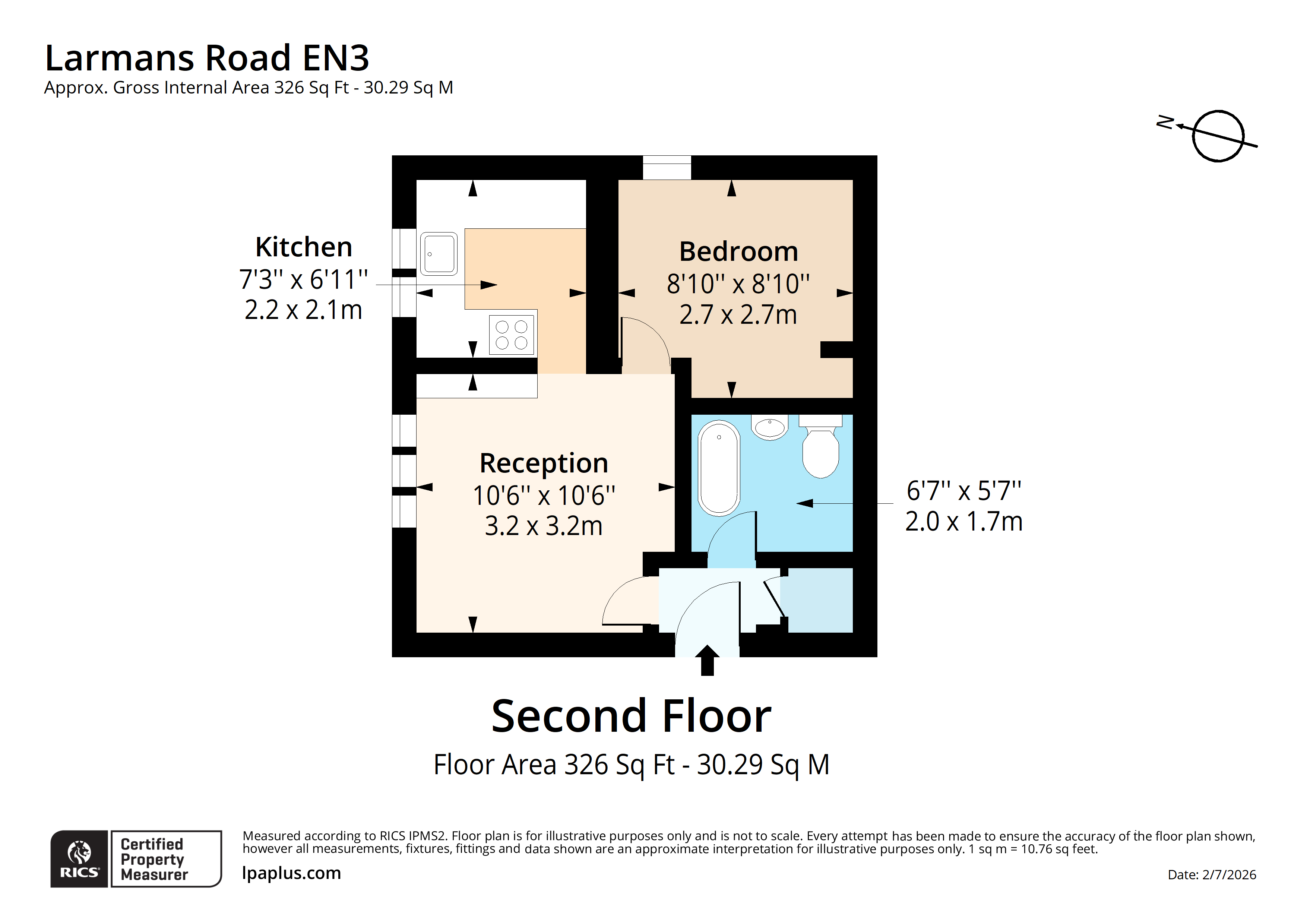 140, Larmans Road, Enfield floorplan