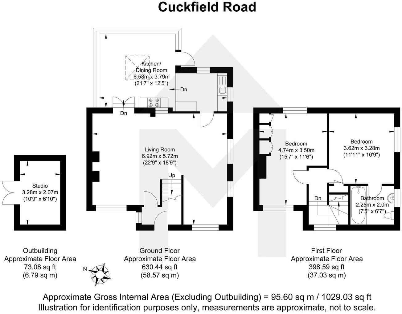 5 Green Cross Cottages, Cuckfield Road, Haywards Heath floorplan