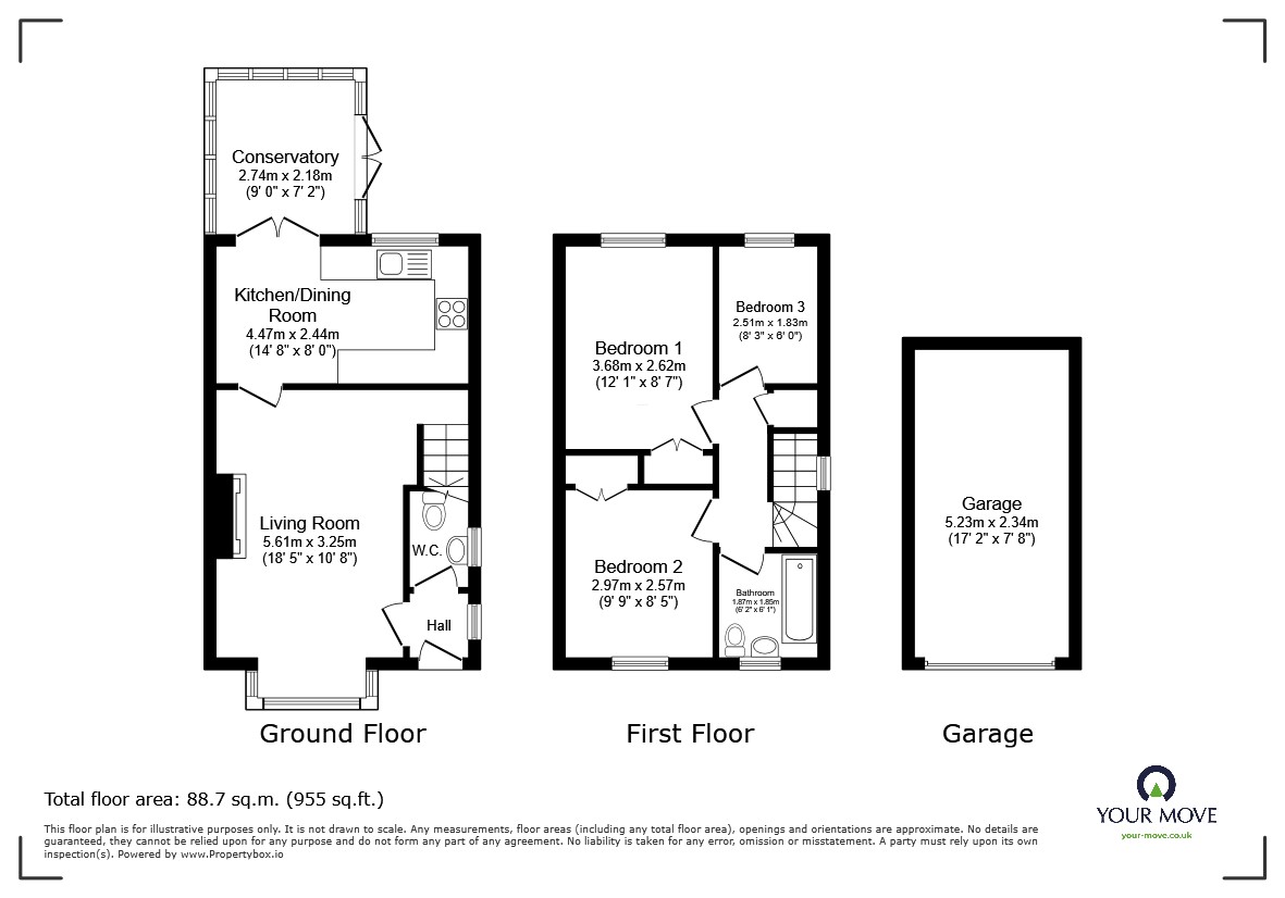 21, Lake View, Bedford floorplan