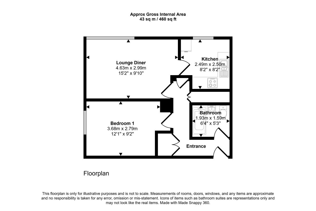 Edgar Road, Hounslow floorplan