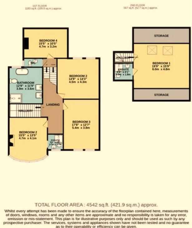 51, Holden Road, London floorplan