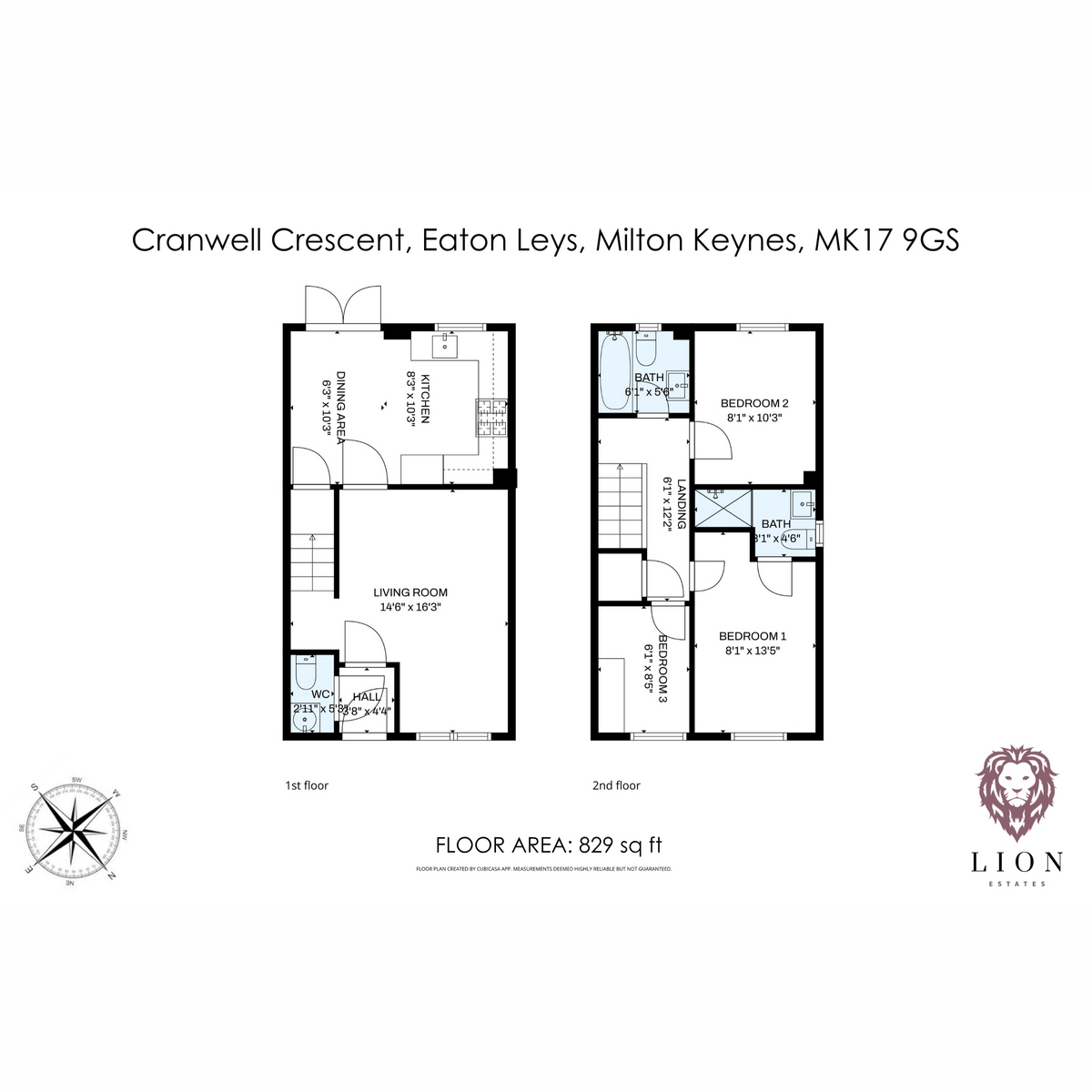 39, Cranwell Crescent, Milton Keynes floorplan