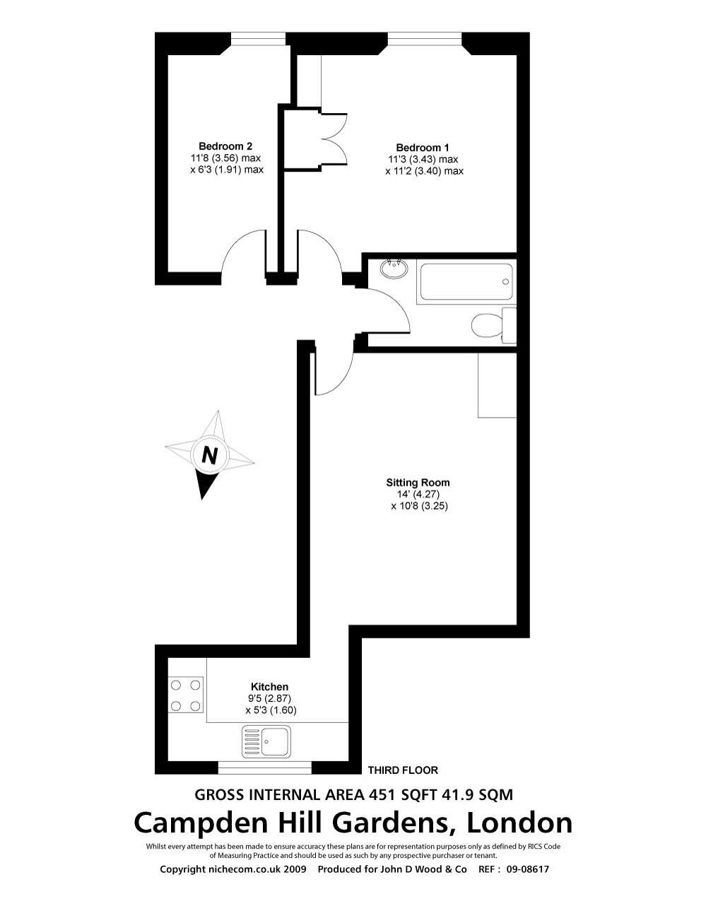 2 Bedrooms Flat to rent in Campden Hill Gardens, London W8