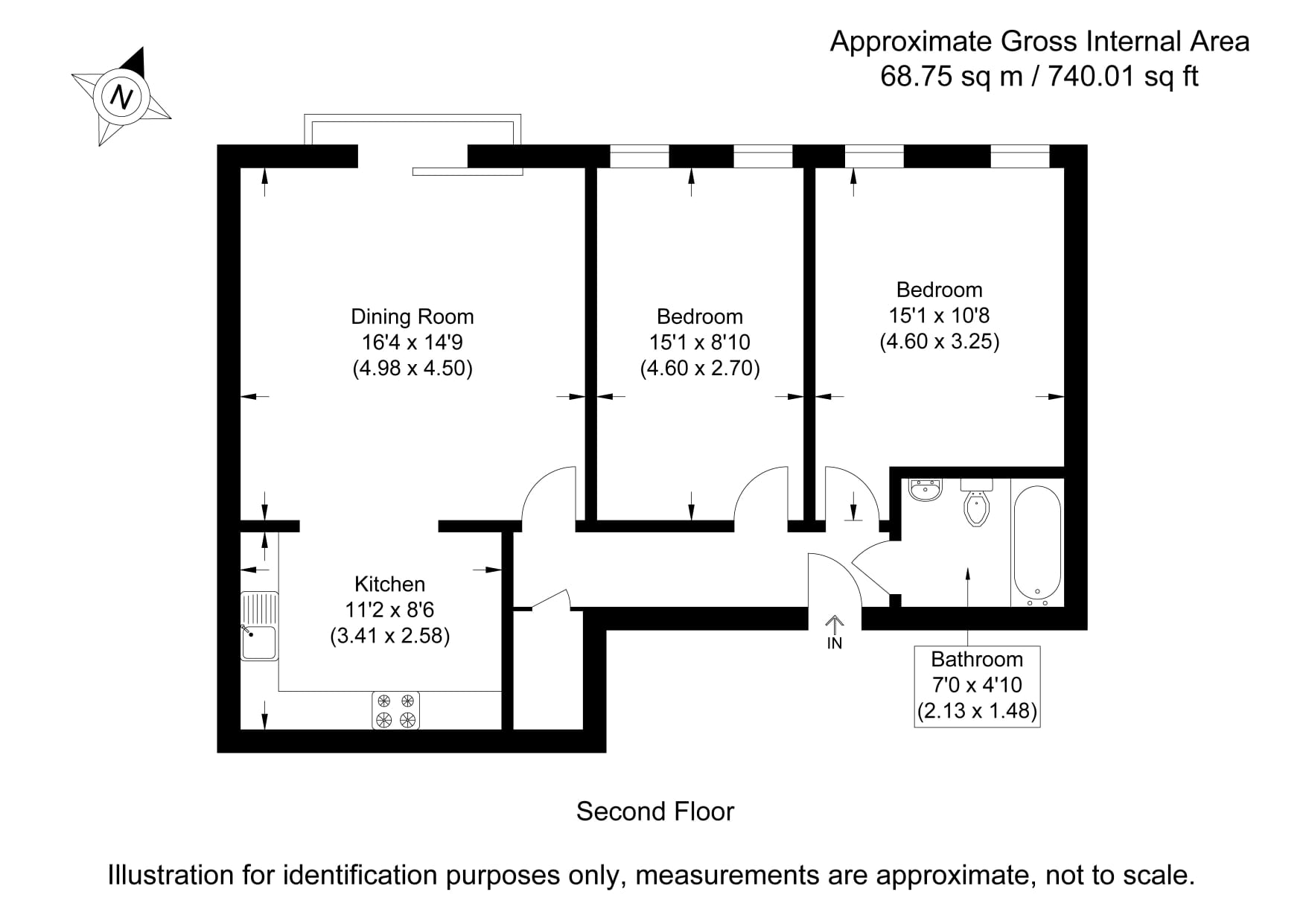 Flat 26, Skipper Court,, Abbey Road, Essex floorplan