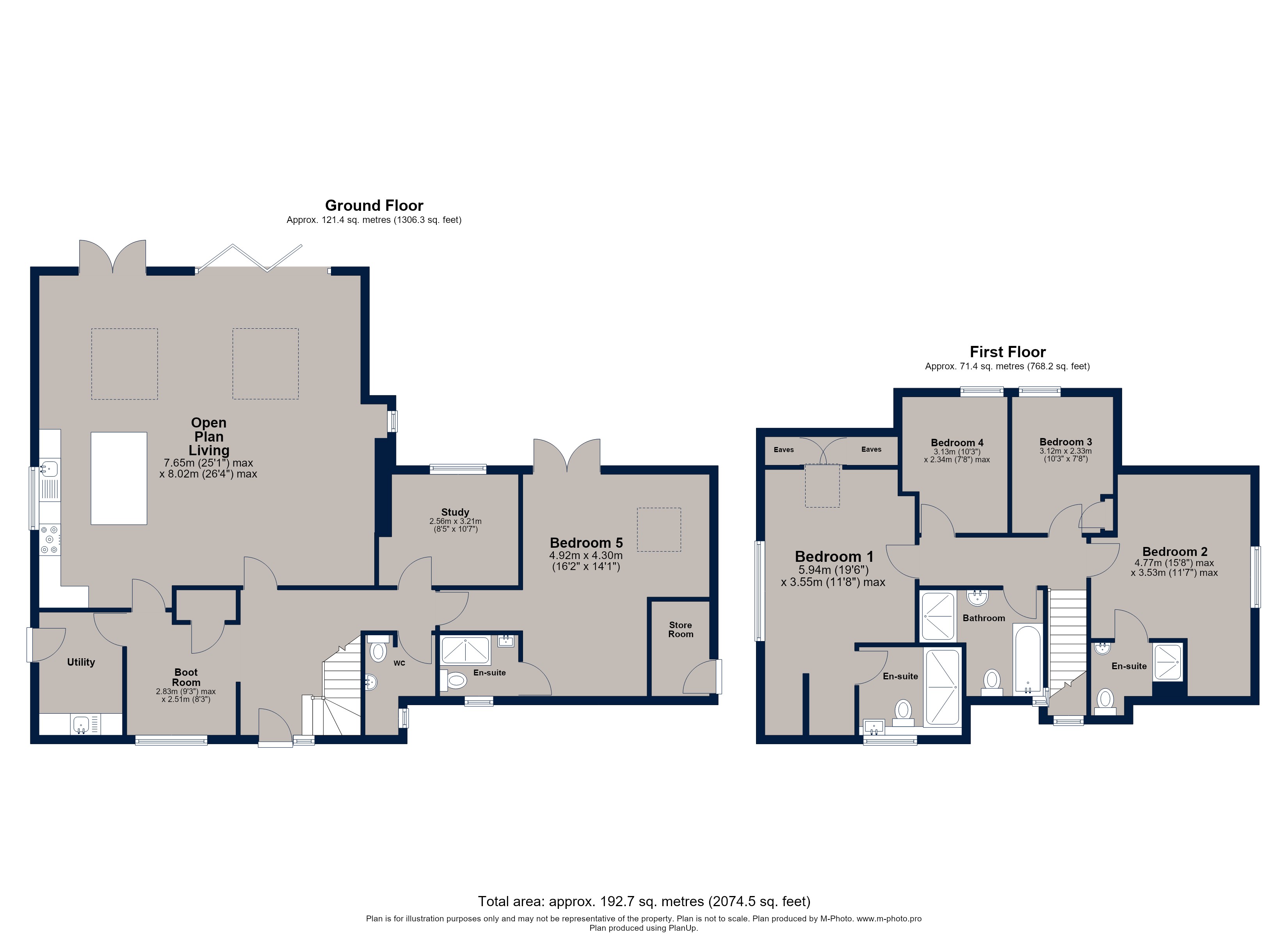 18, Vicarage Road, Oakham floorplan