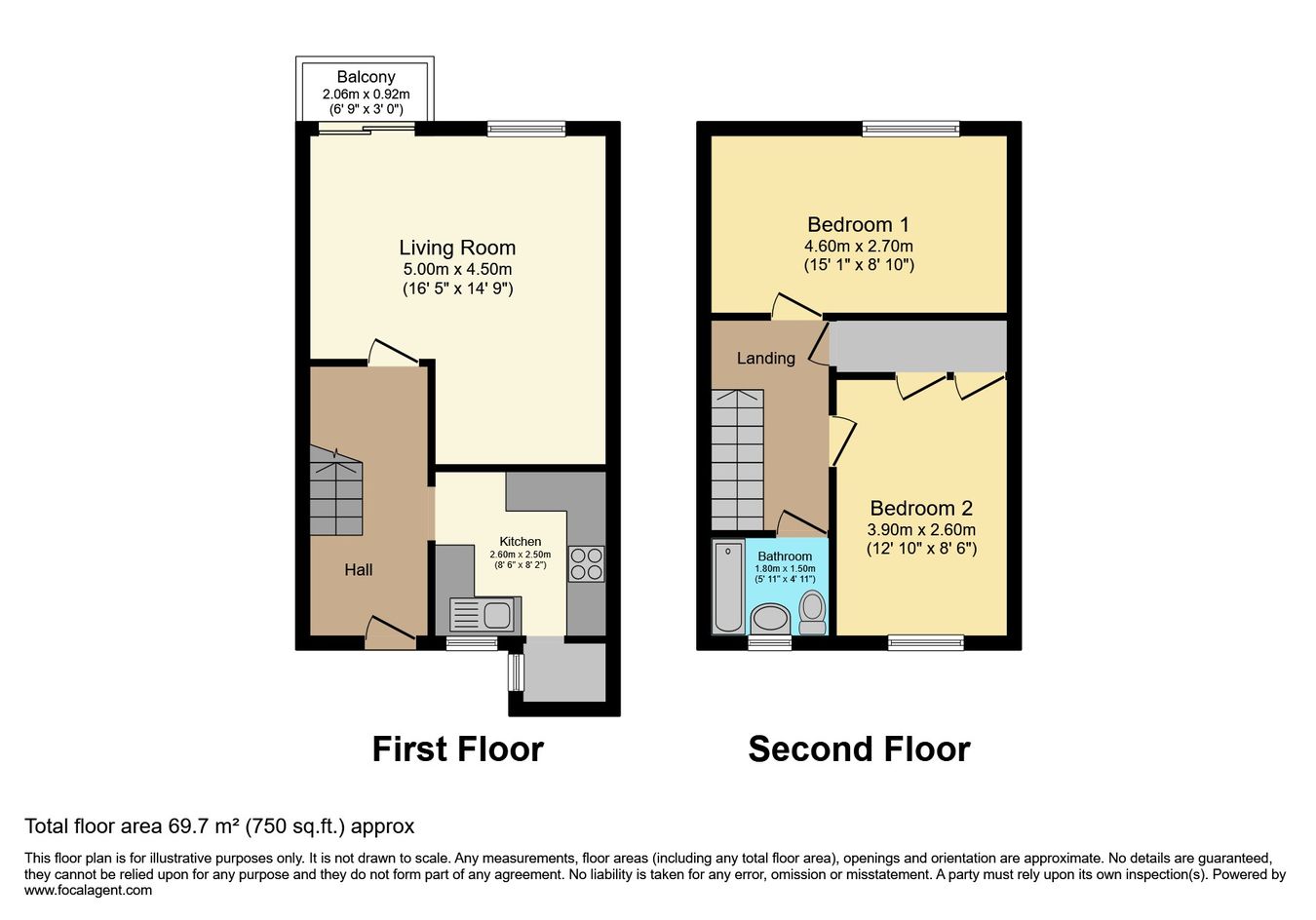 4a, Haddon Way, Nottingham floorplan