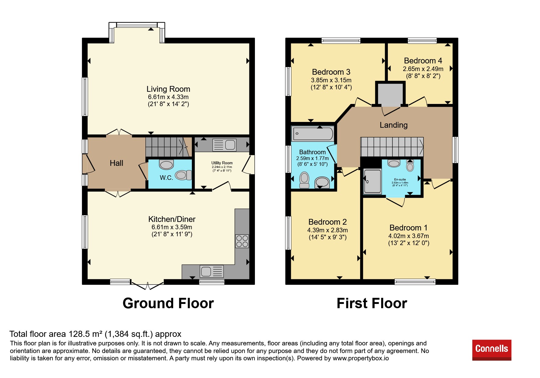 44, Shepherd Close, Bristol floorplan