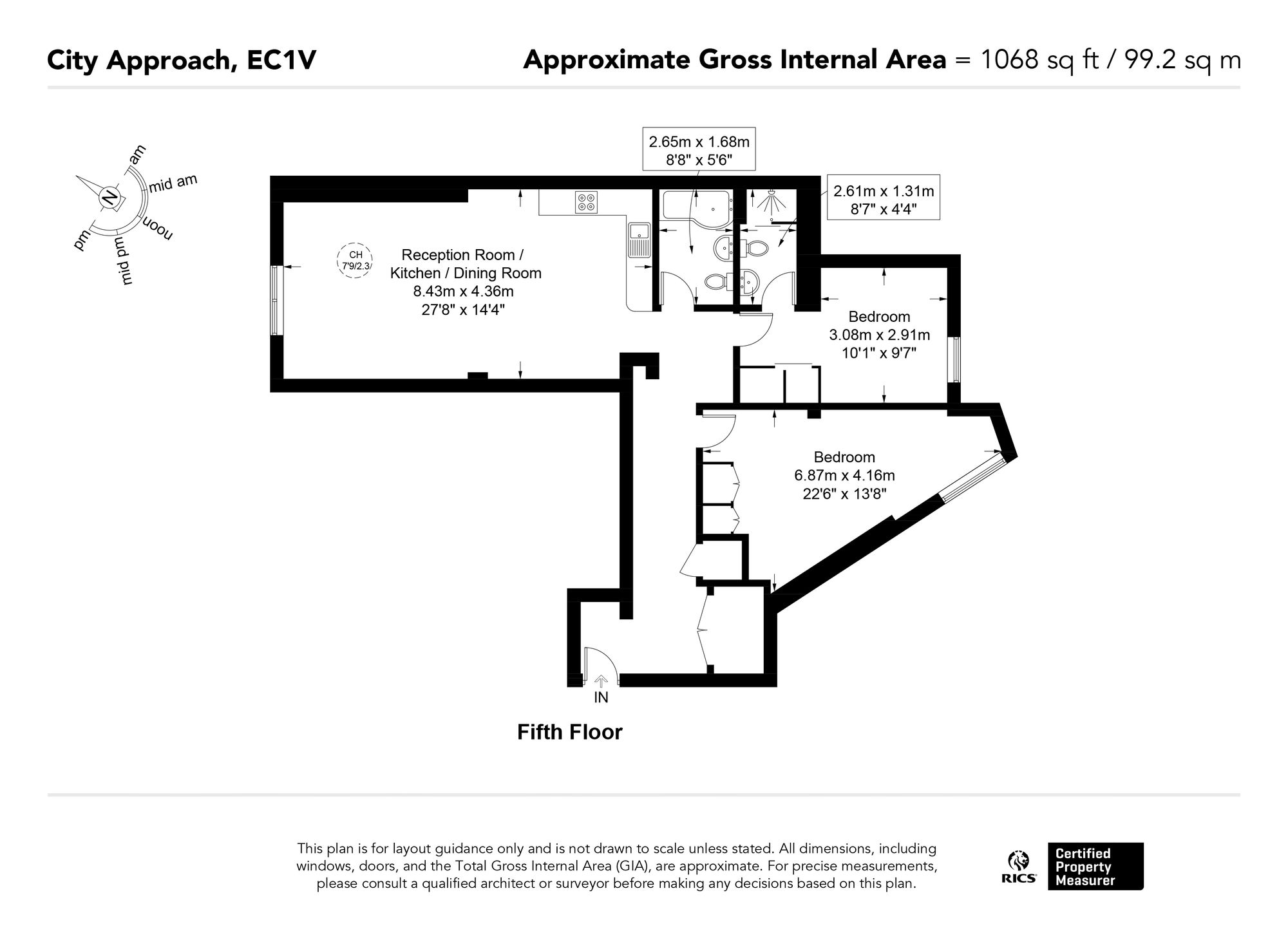 City Approach, City Road, London floorplan