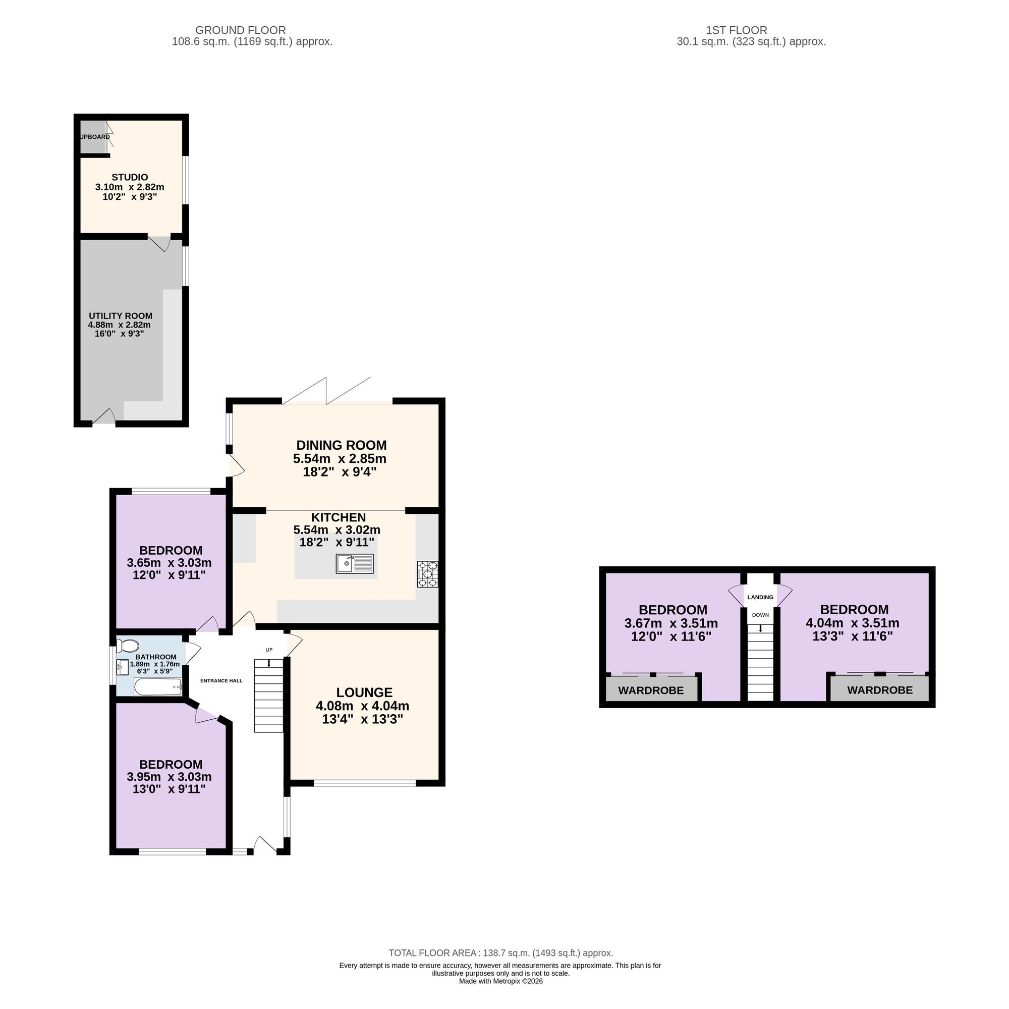 47 Fir Trees Avenue, Preston floorplan