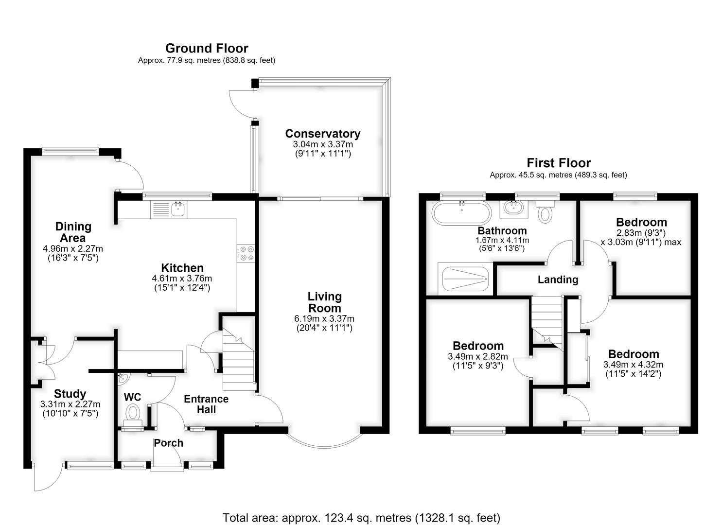 16, Tower Road, Portishead floorplan