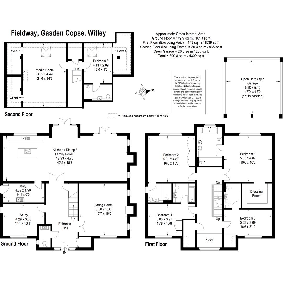 5 Bedrooms  for sale in Gasden Copse, Witley, Godalming GU8