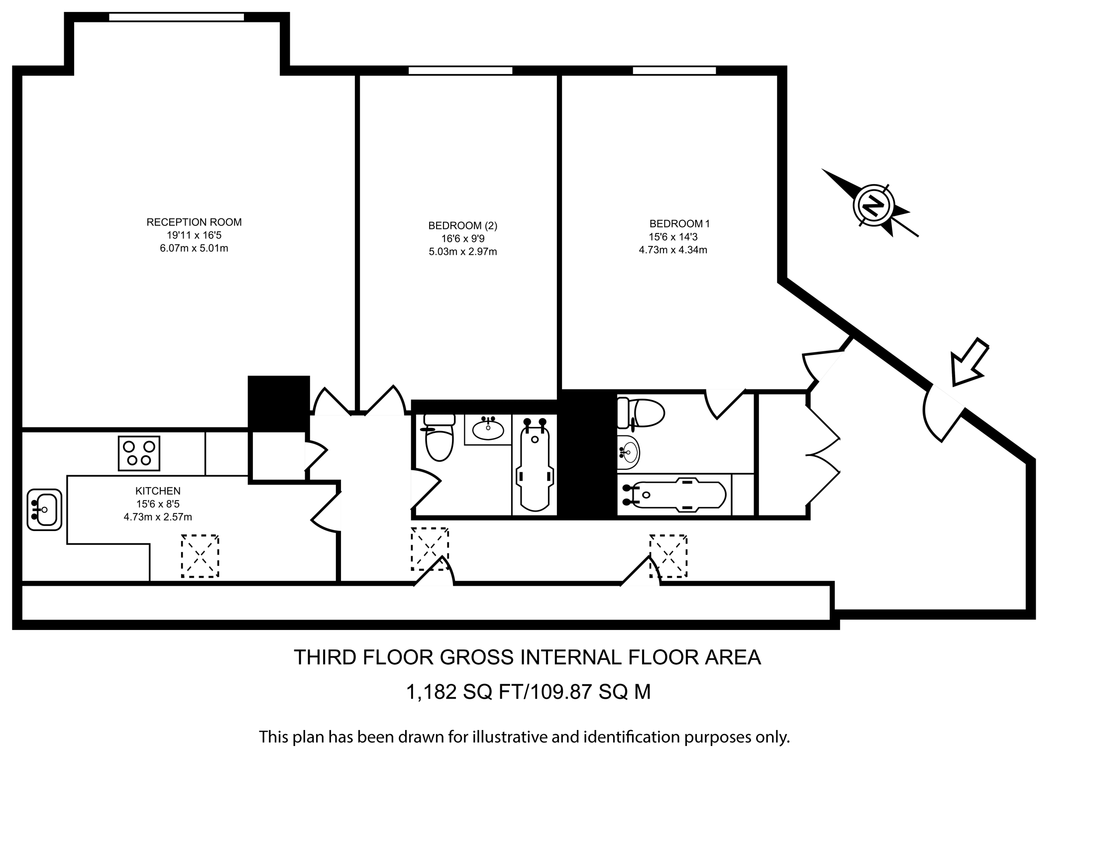 Corringway, Hampstead Garden Suburb, London NW11, 2 bedroom flat to