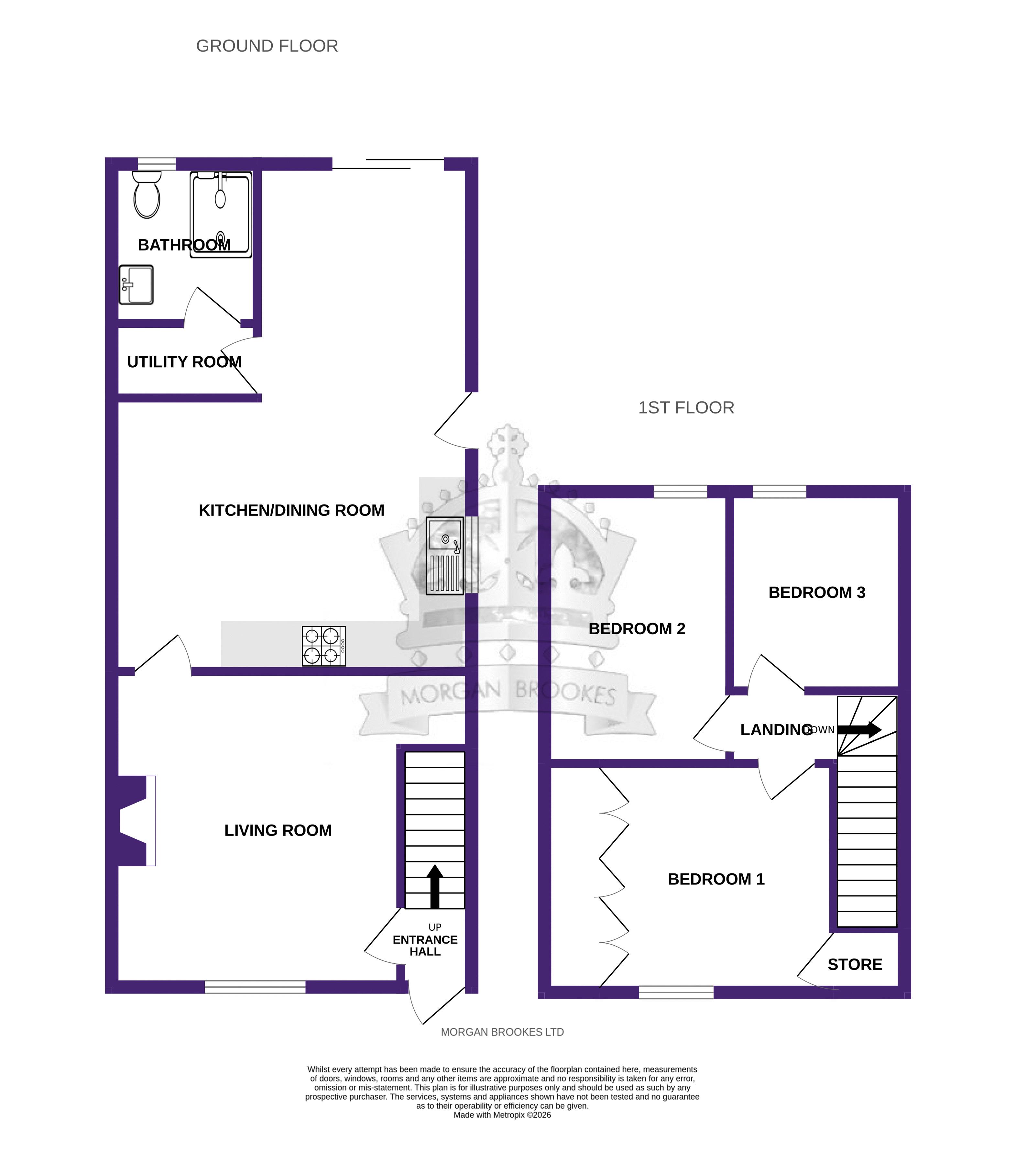 407, High Road, South Benfleet floorplan