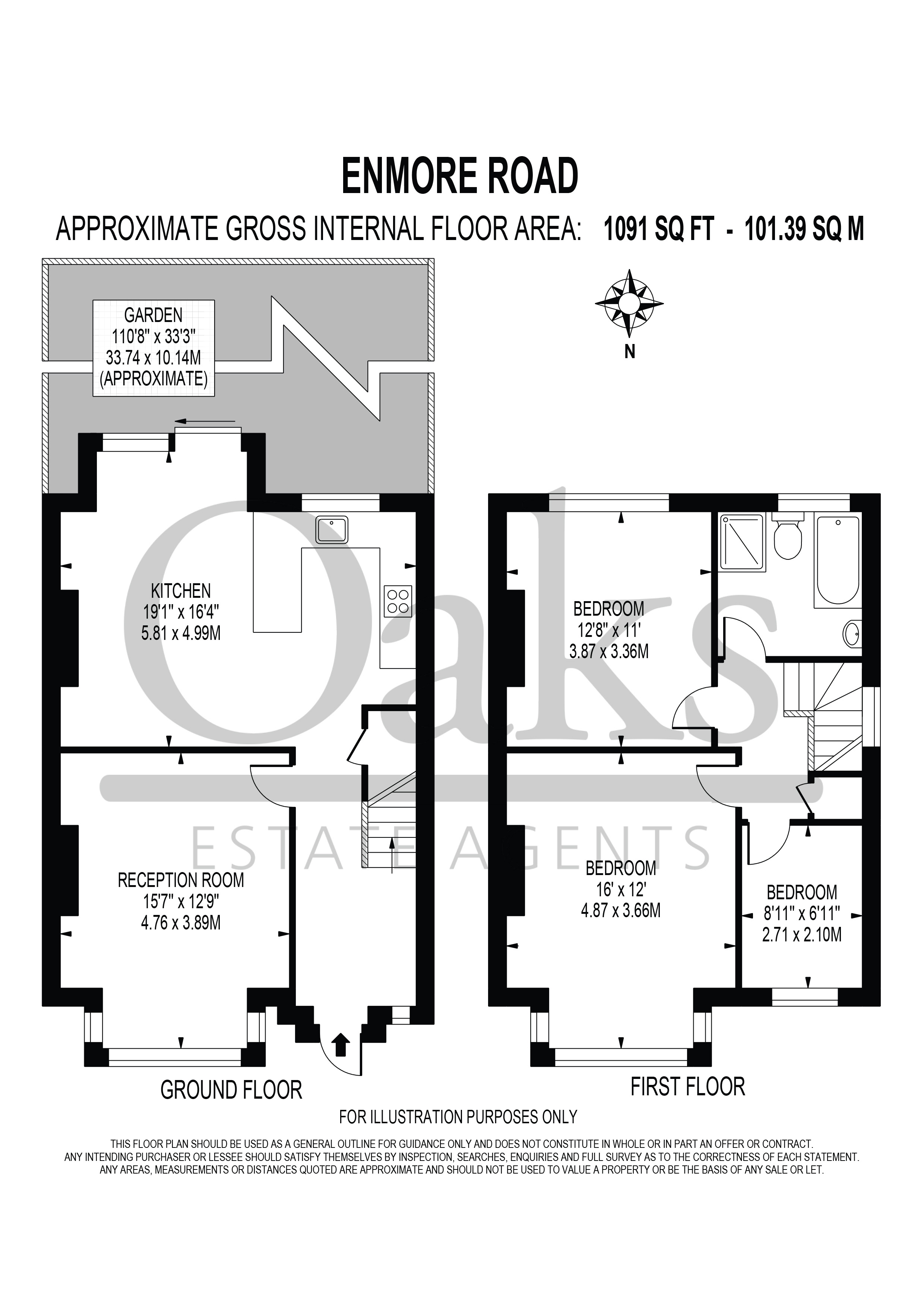 Enmore Road, London floorplan
