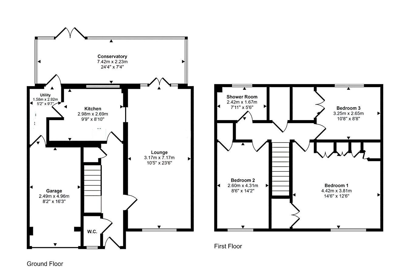 14, Kidmore Close, Bridport floorplan