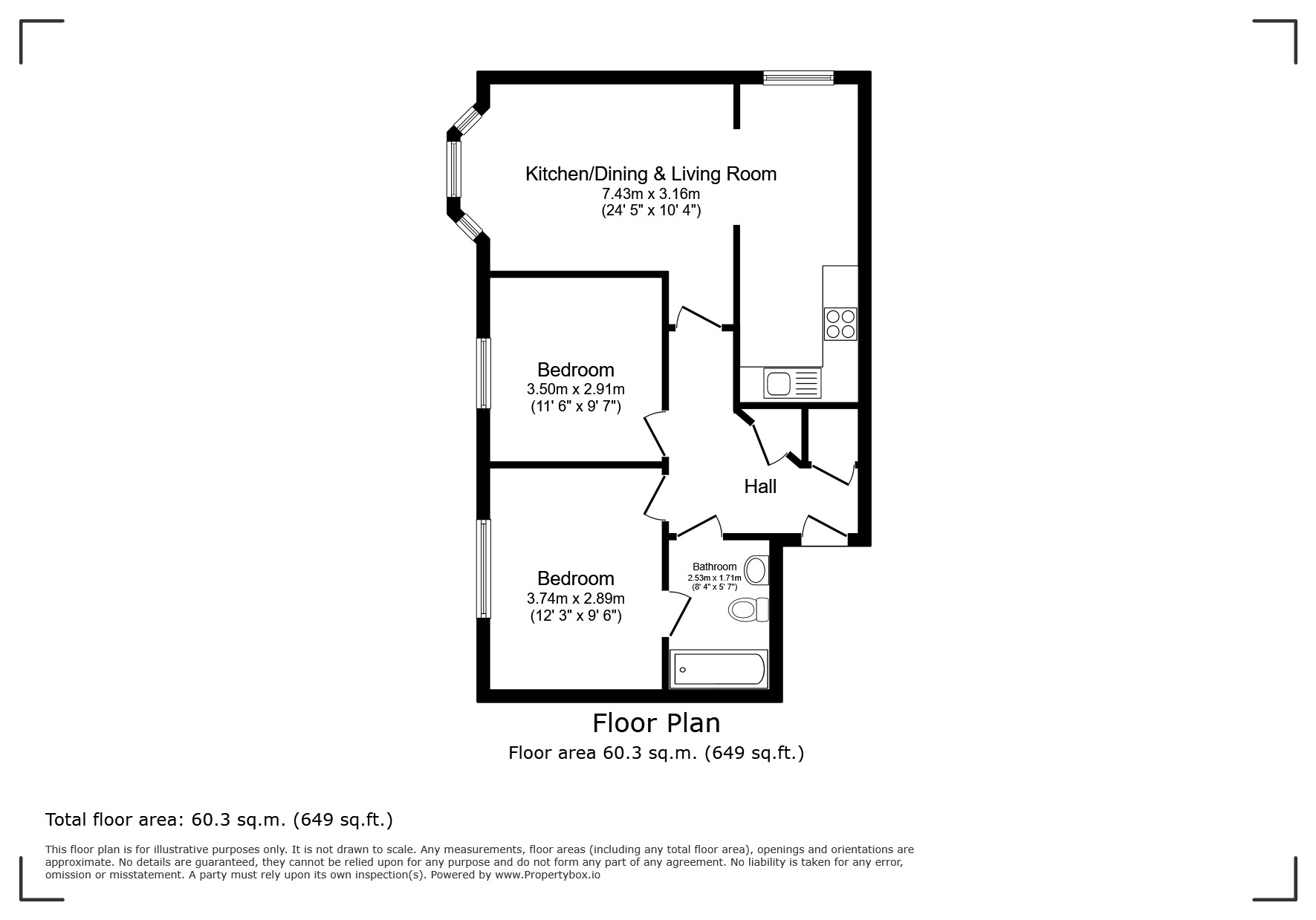 Cromwell Mount, Pontefract, WF8 floorplan