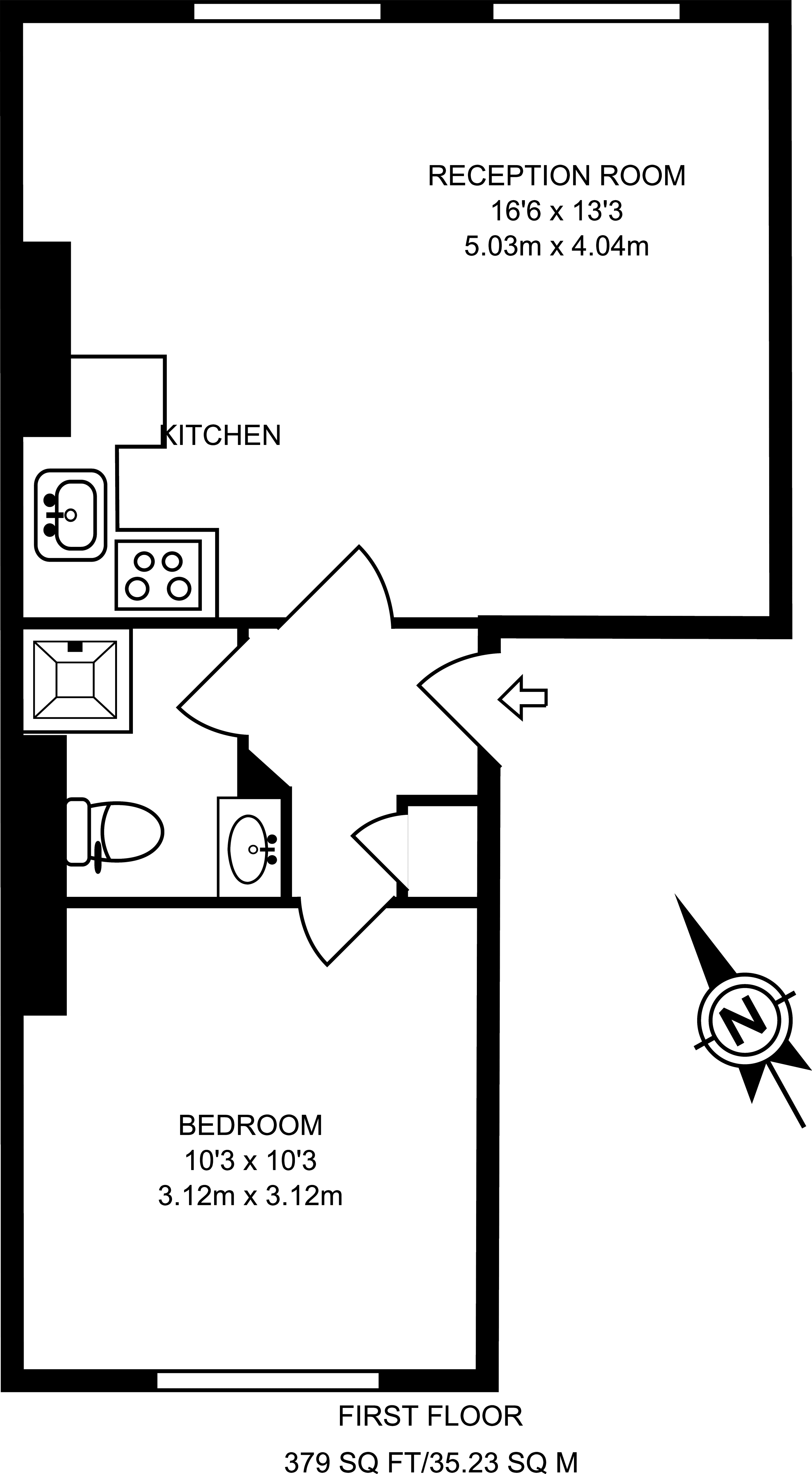 1 Bedrooms Flat to rent in King's Cross Road, King's Cross WC1X