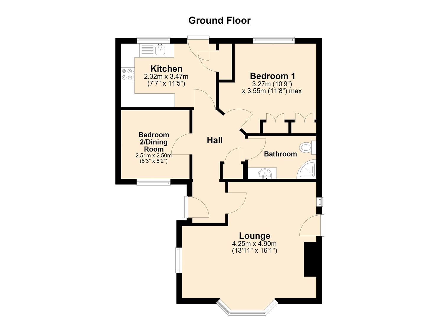 Cleeve Road, Hull floorplan