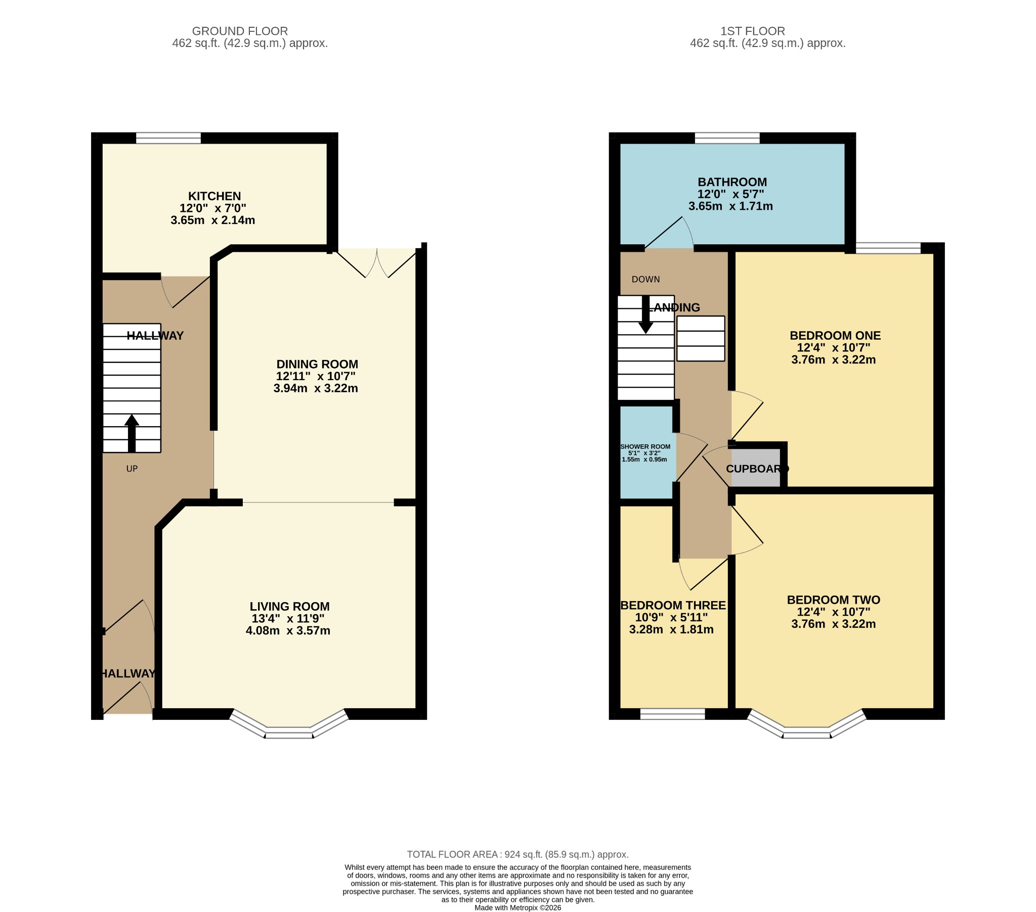63 College Road, Plymouth, Devon floorplan
