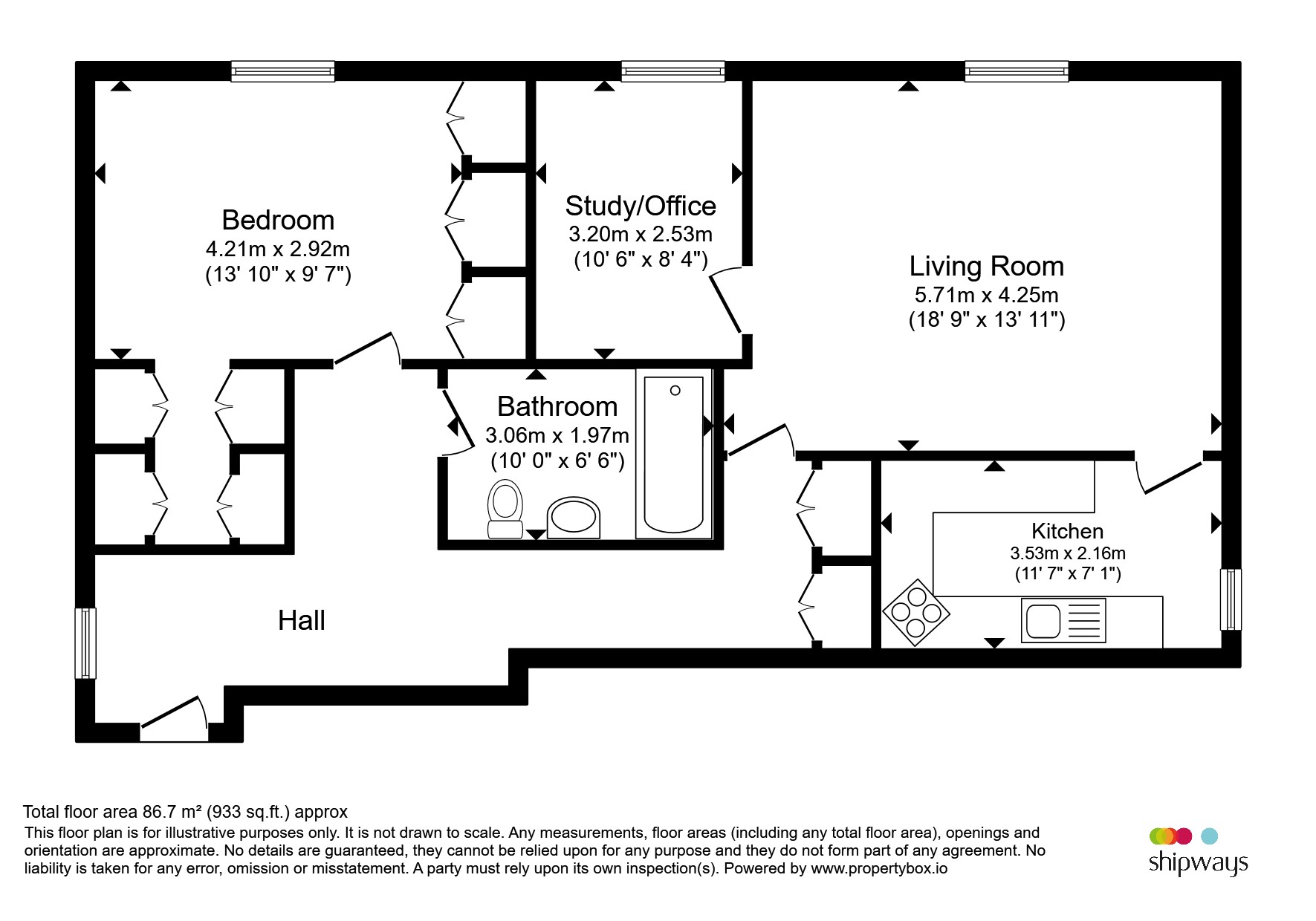 75, Westley Court, Austcliffe Lane, KIDDERMINSTER floorplan