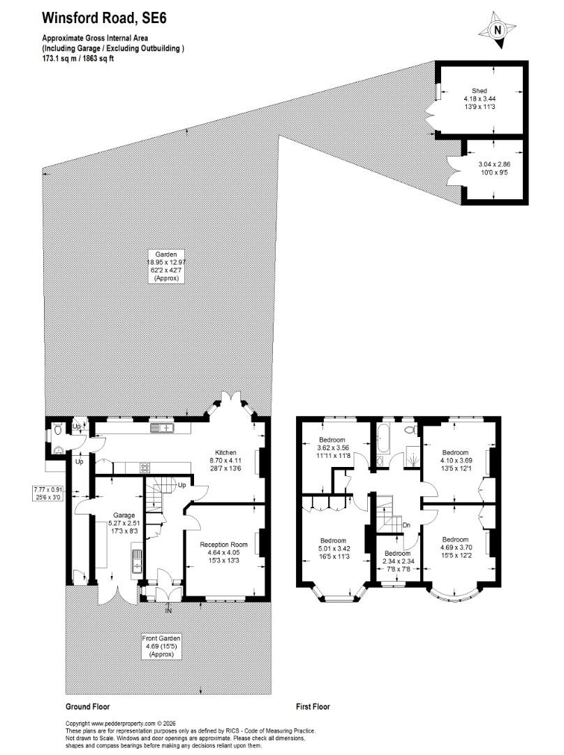 10, Winsford Road, London floorplan